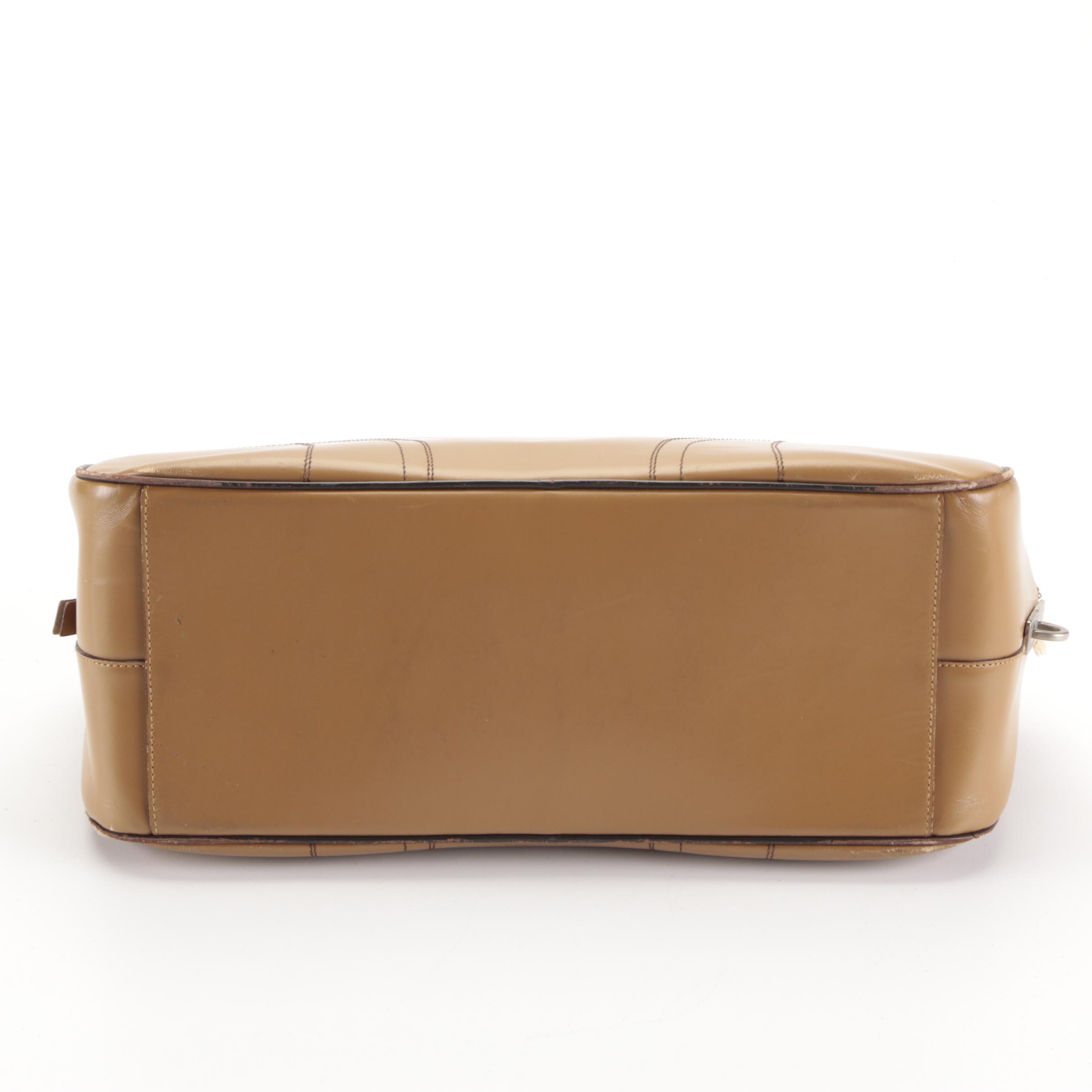 Prada Bowler Bag in Easy Calf Leather with Contrast Stitching