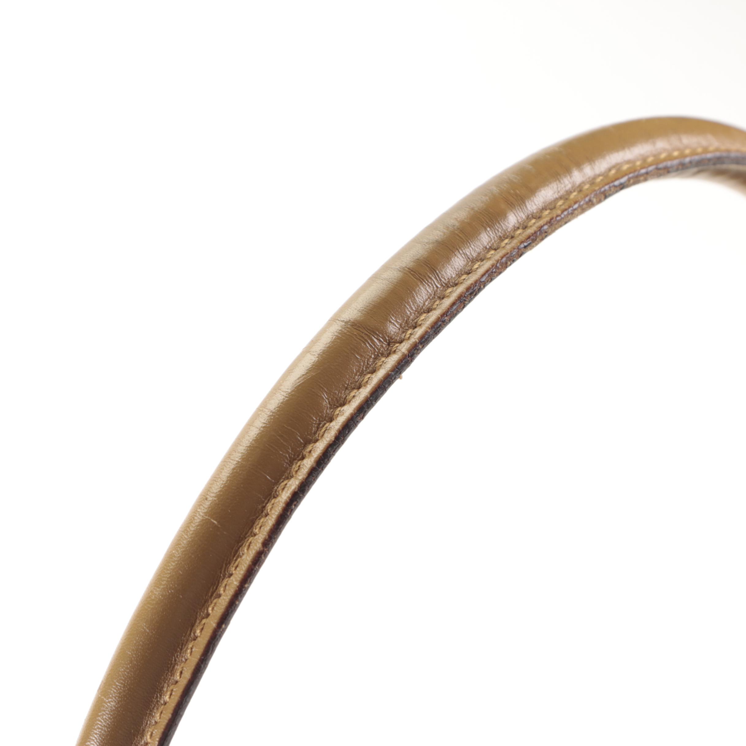 Prada Bowler Bag in Easy Calf Leather with Contrast Stitching