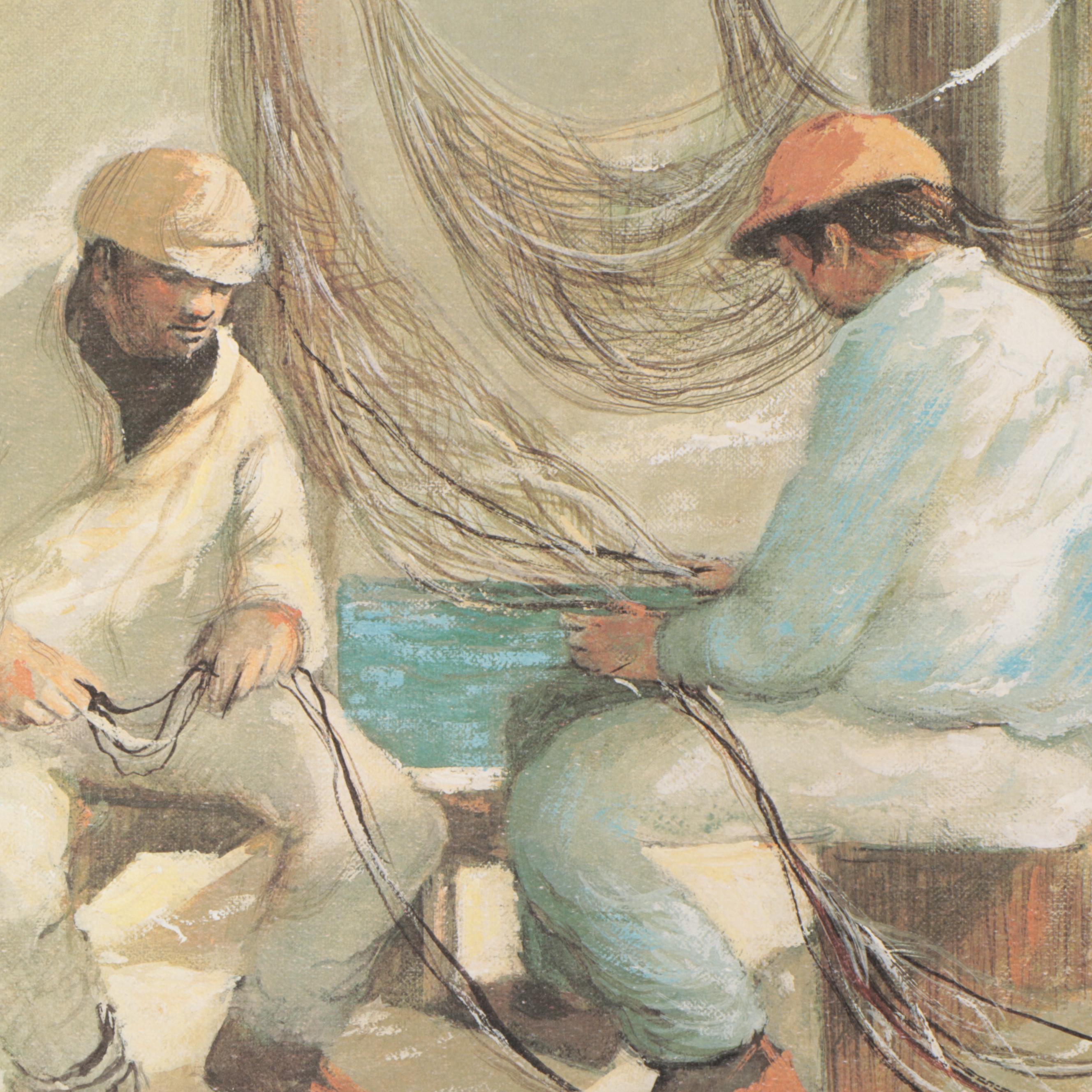 Robert Fabe Offset Lithographs Including "December Day," 1975