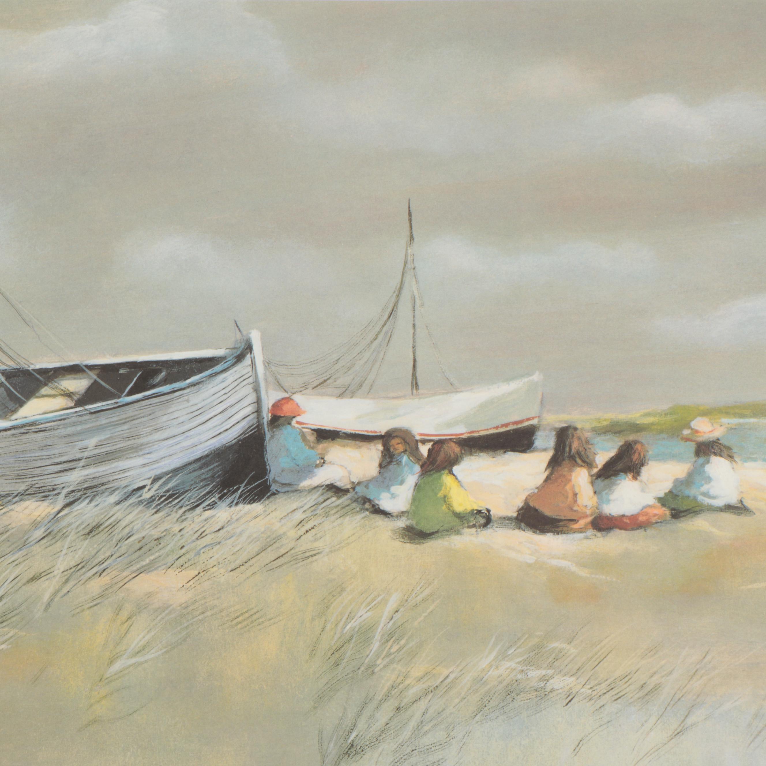 Robert Fabe Offset Lithographs Including "December Day," 1975