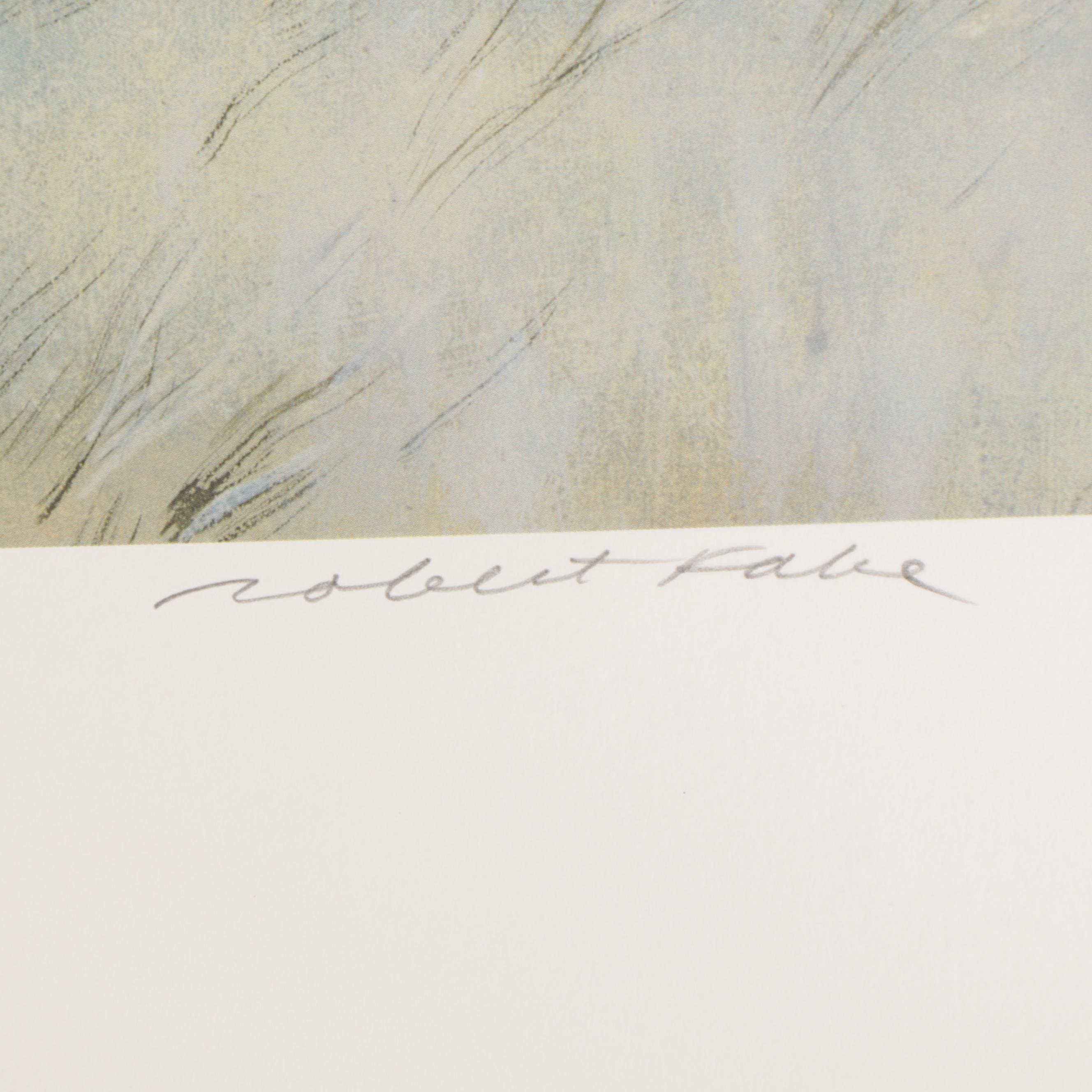 Robert Fabe Offset Lithographs Including "December Day," 1975