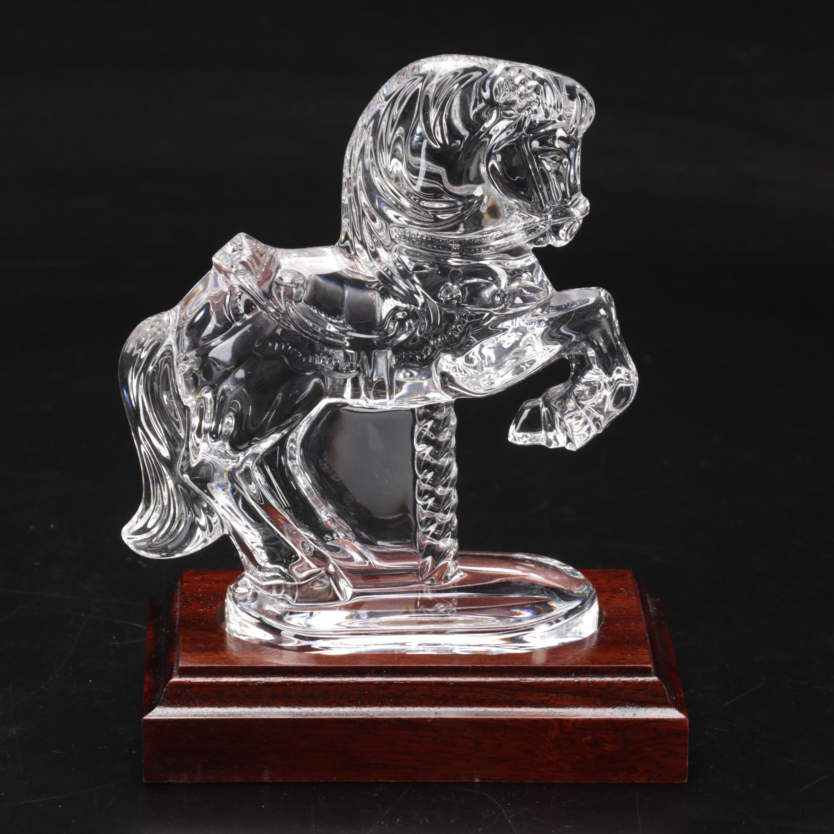Waterford Crystal Carousel Horse Figurine