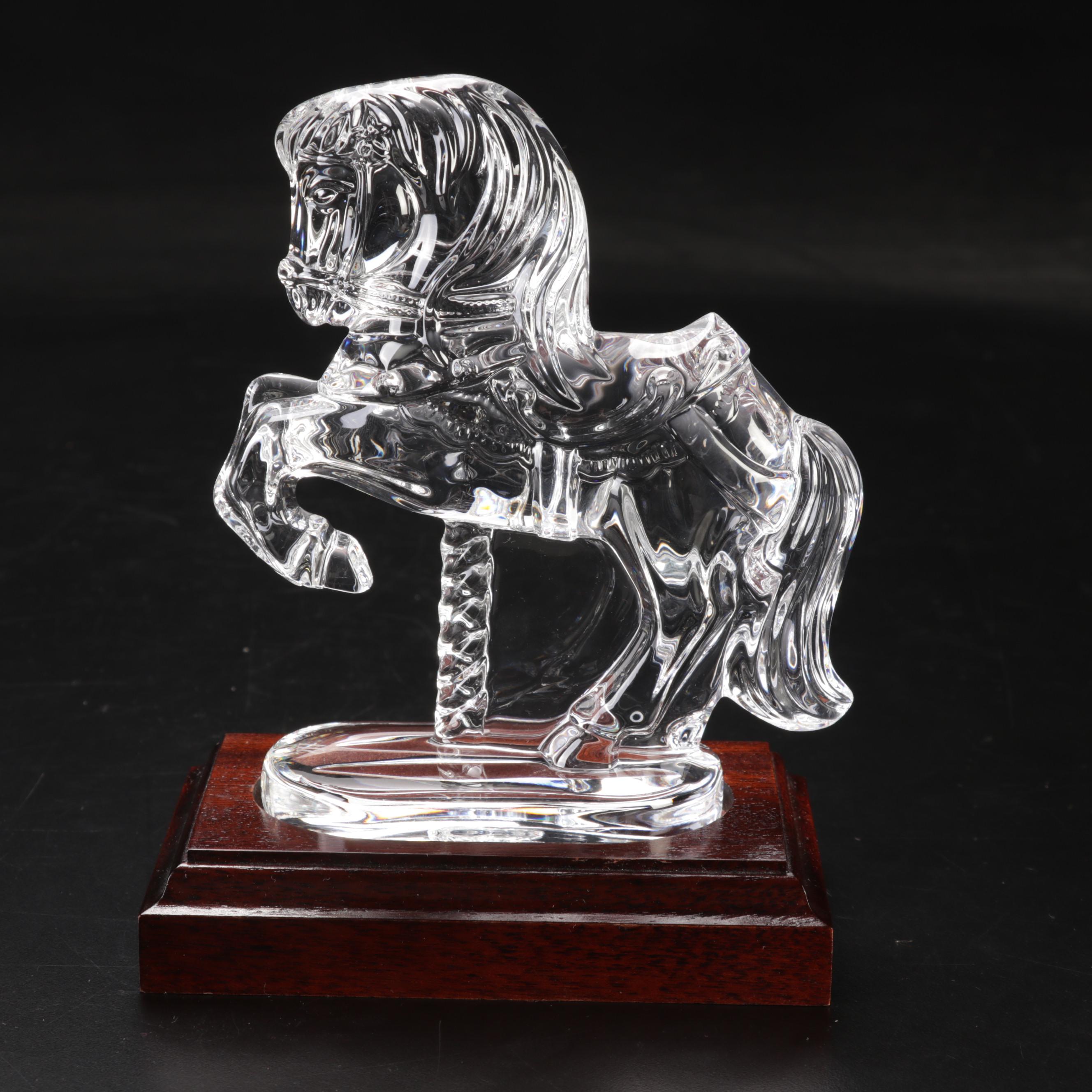 Waterford Crystal Carousel Horse Figurine