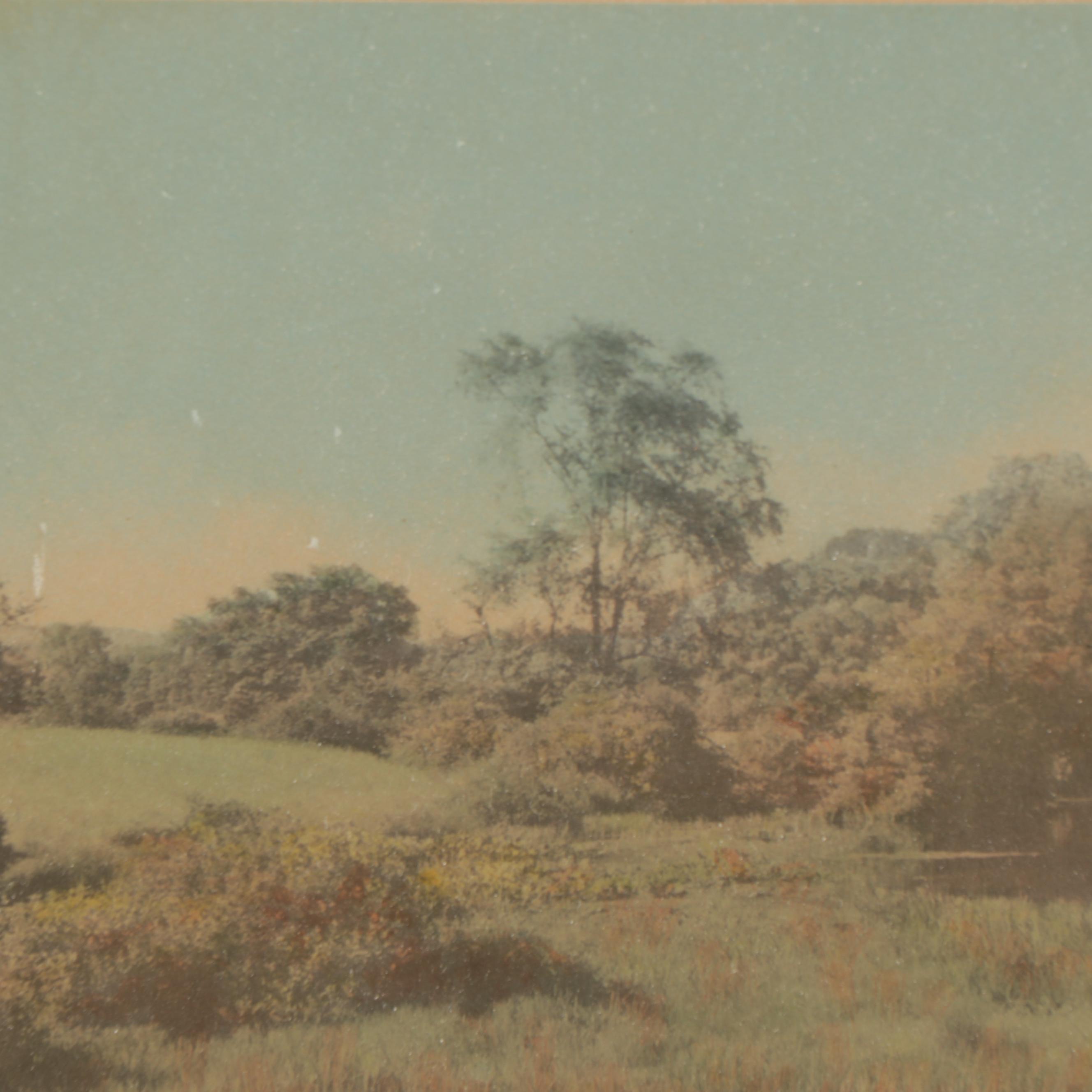 Wallace Nutting Hand-Colored Photograph "Hack Water"