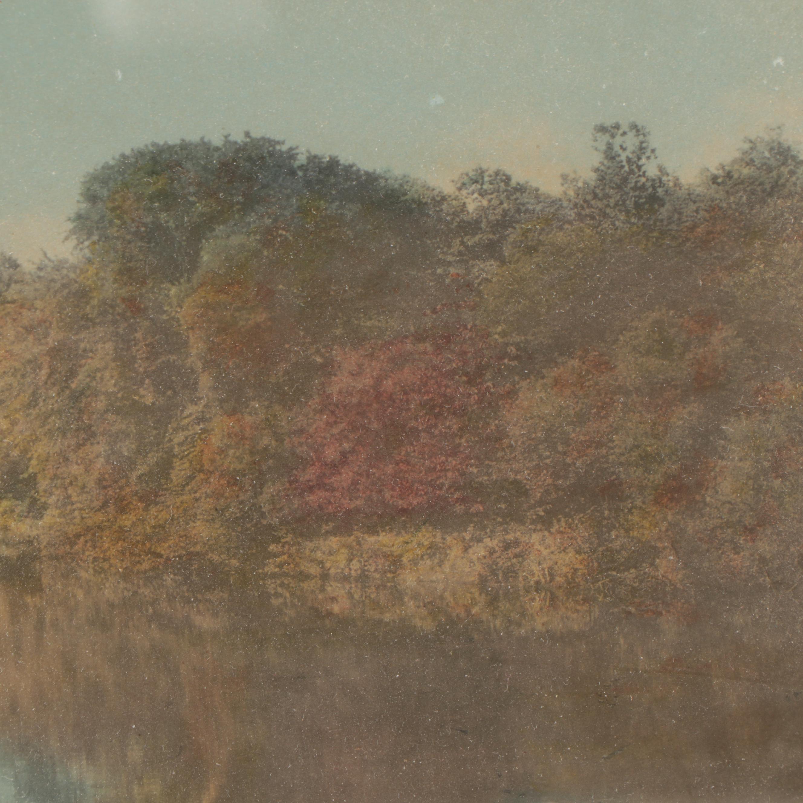 Wallace Nutting Hand-Colored Photograph "Hack Water"