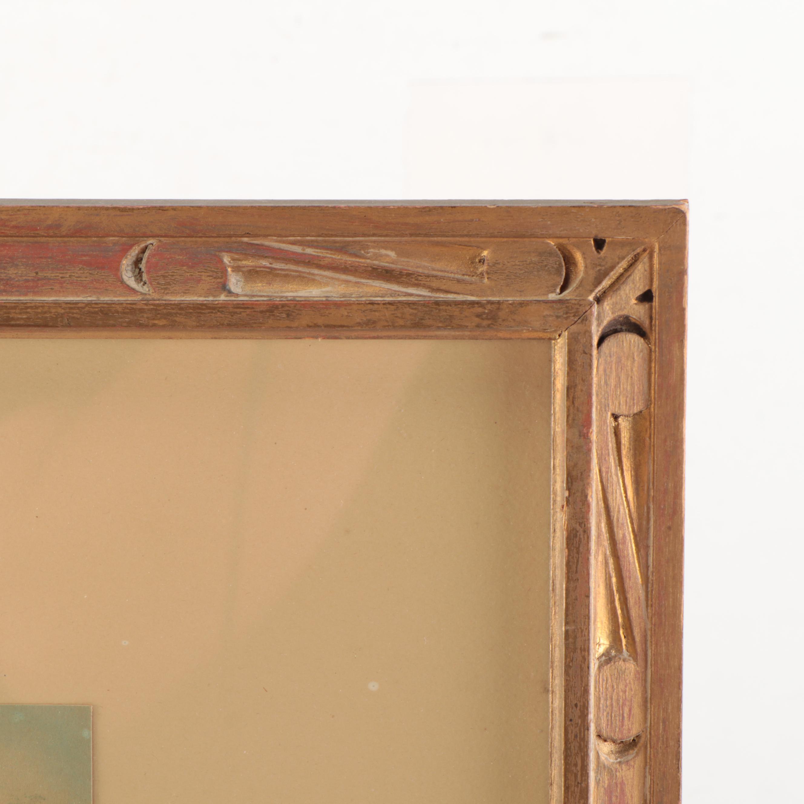 Wallace Nutting Hand-Colored Photograph "The Way Through the Orchard"