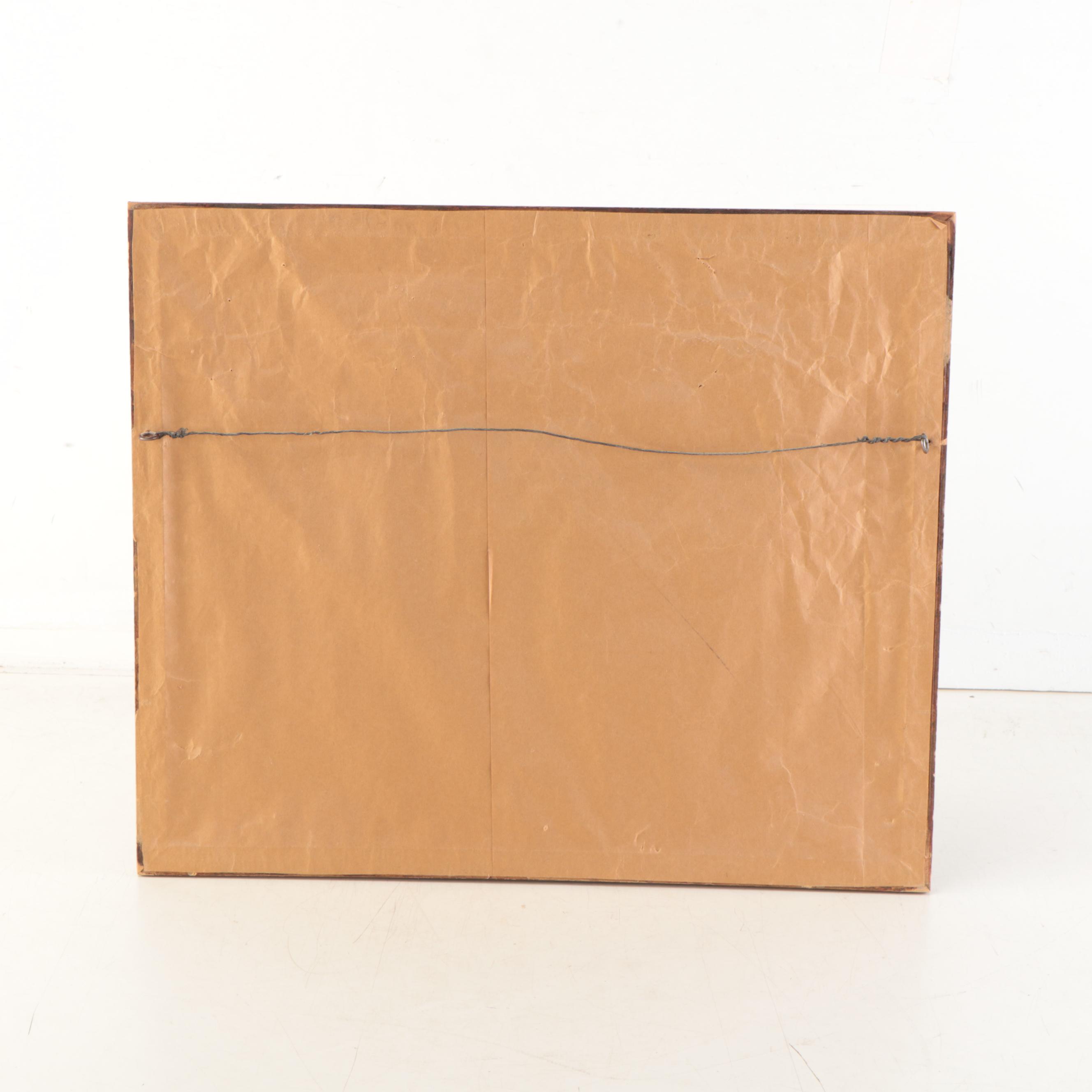 Wallace Nutting Hand-Colored Photograph "The Way Through the Orchard"