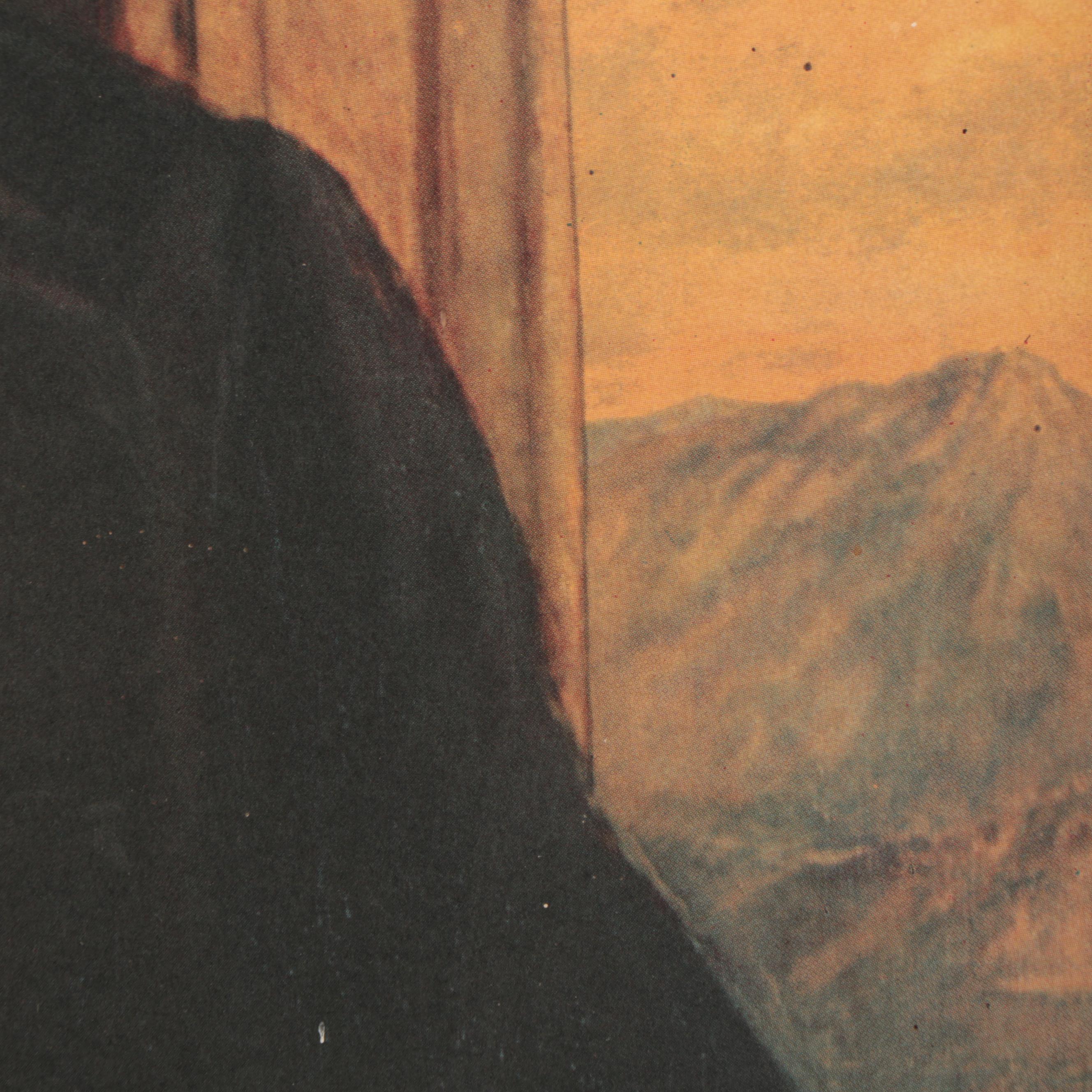 Offset Lithograph After Daniel Huntington "Abraham Lincoln"