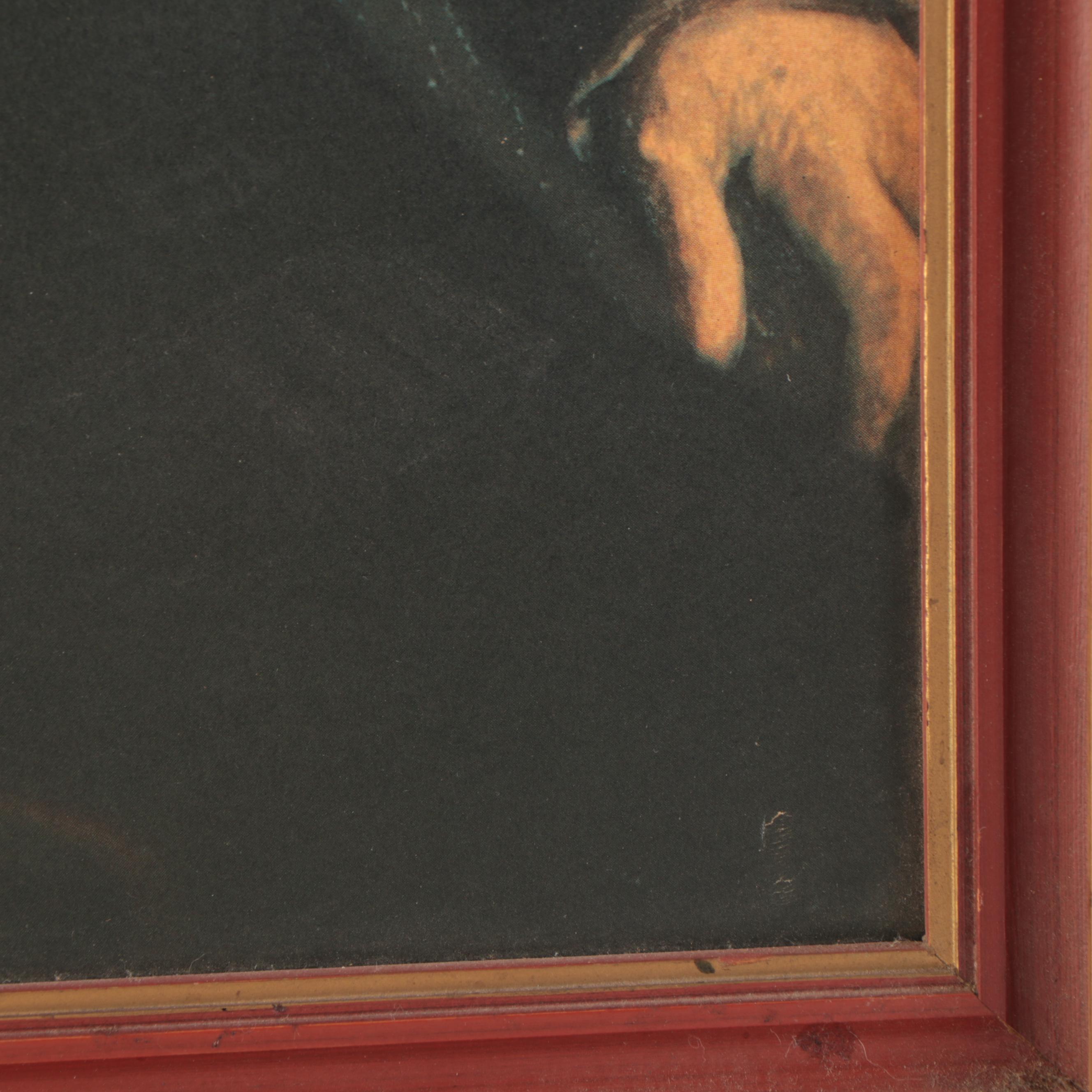 Offset Lithograph After Daniel Huntington "Abraham Lincoln"