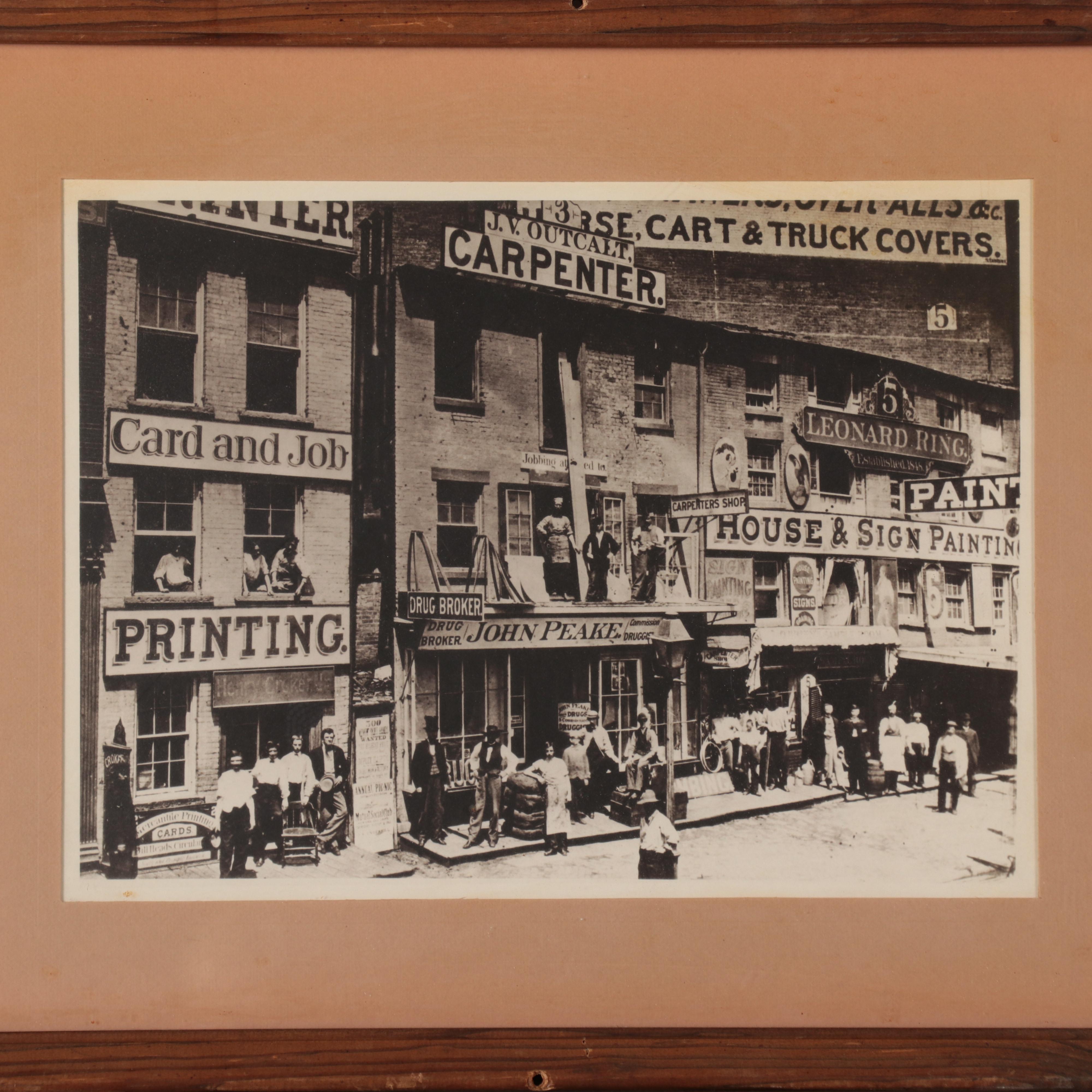Silver Gelatin Photographs of Victorian Era Scenes