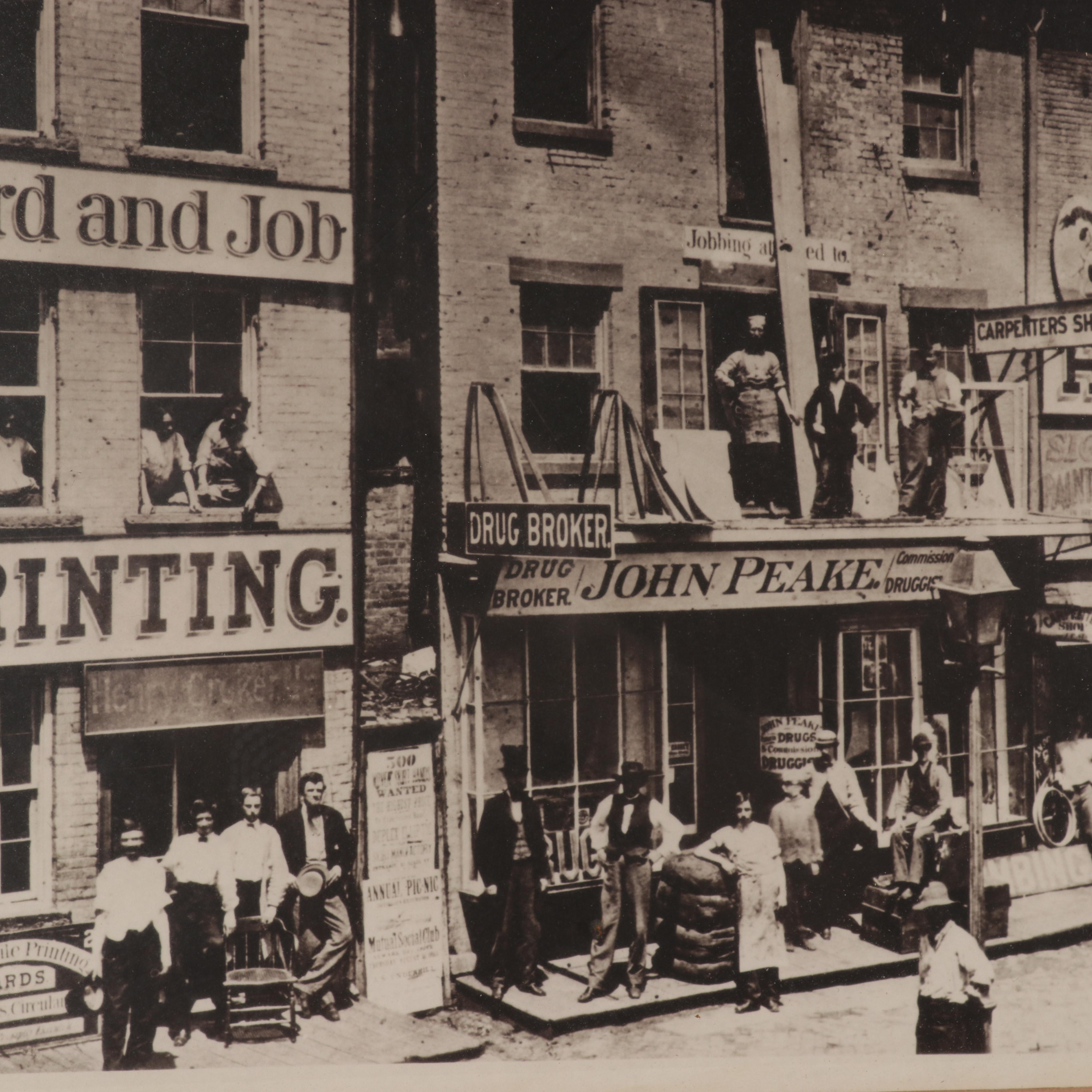 Silver Gelatin Photographs of Victorian Era Scenes