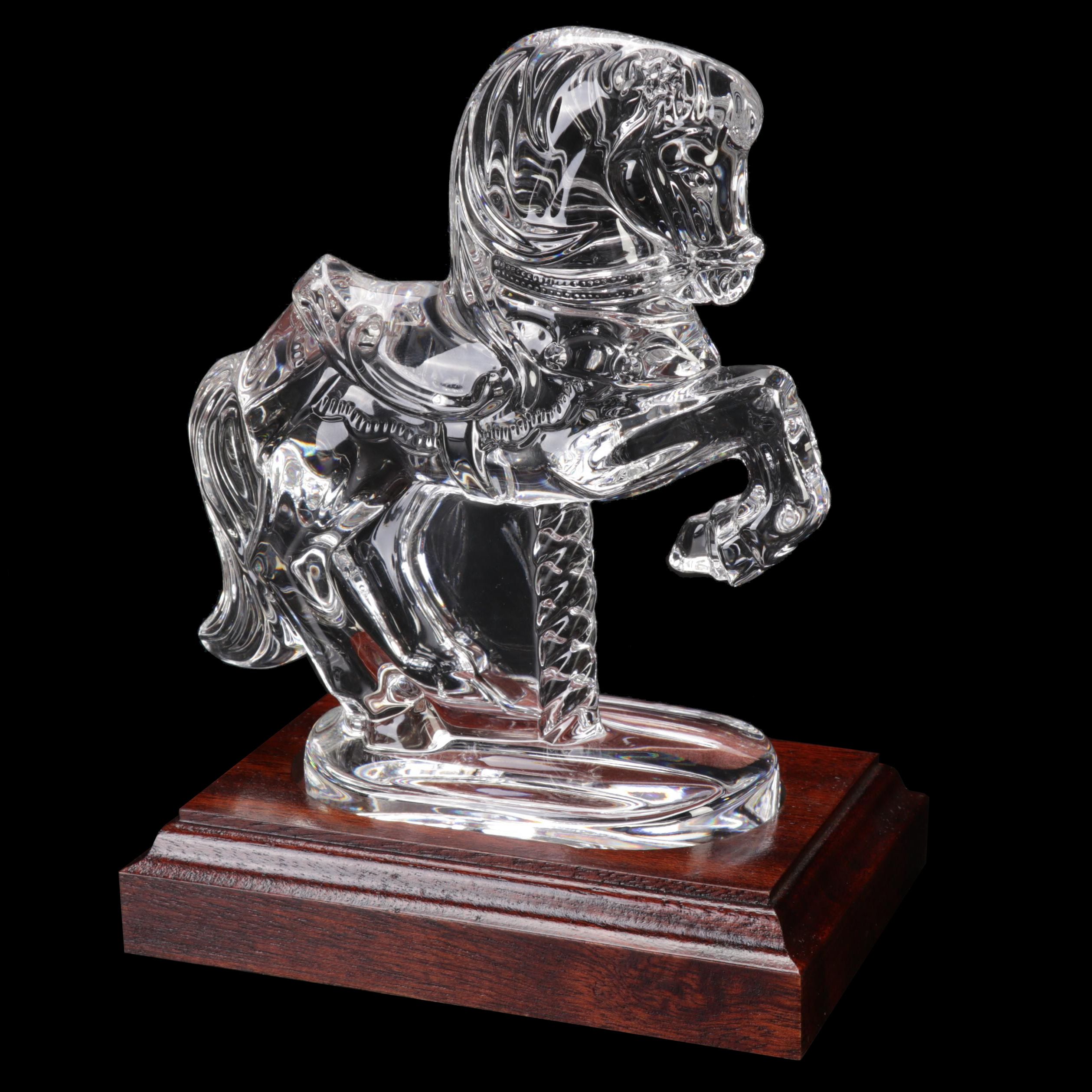 Waterford Crystal Carousel Horse Figurine