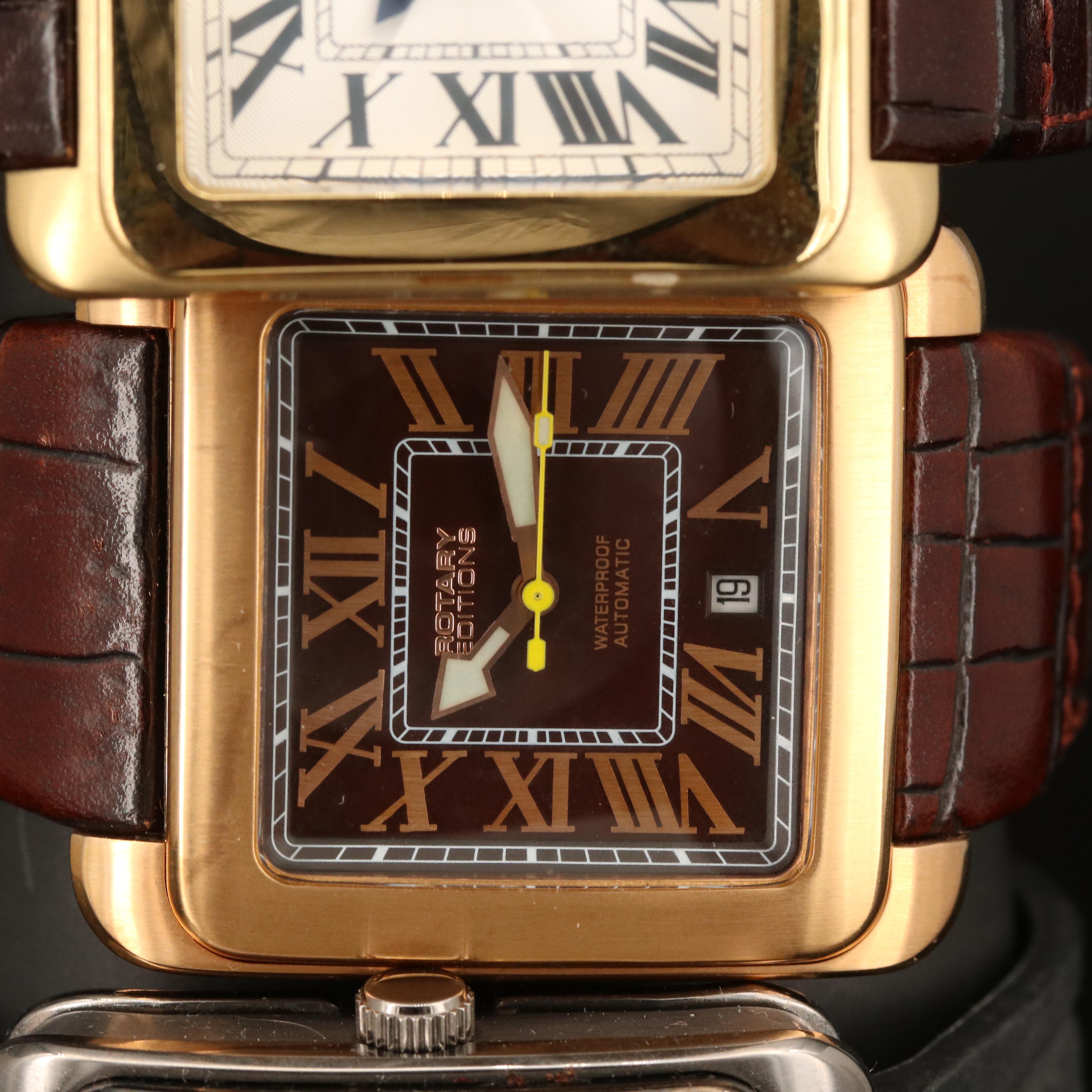 Collection of Rotary Tank-Style Watches