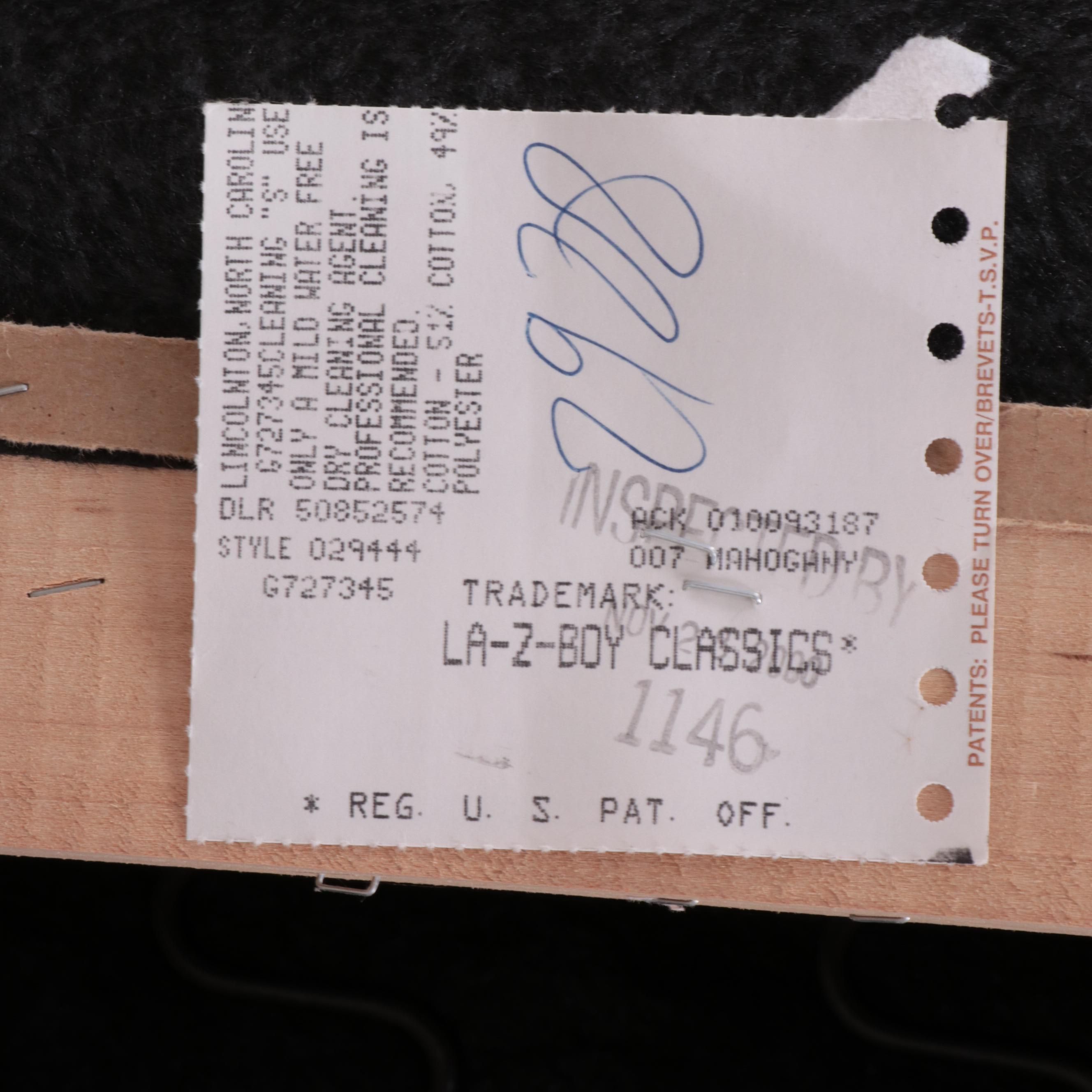 La-Z-Boy "Classics" Upholstered Push-Back Recliner