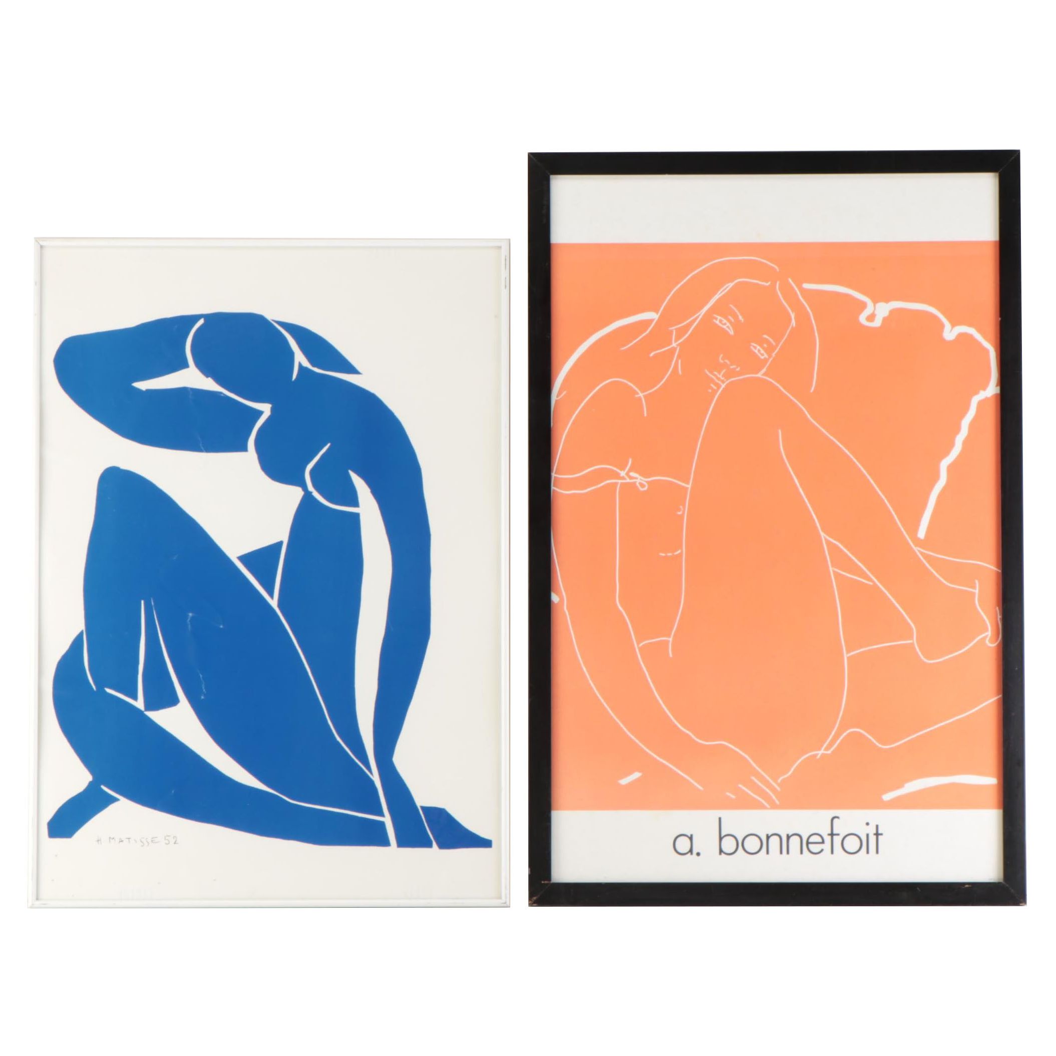 Lithograph After Henri Matisse "Blue Nude" and Other