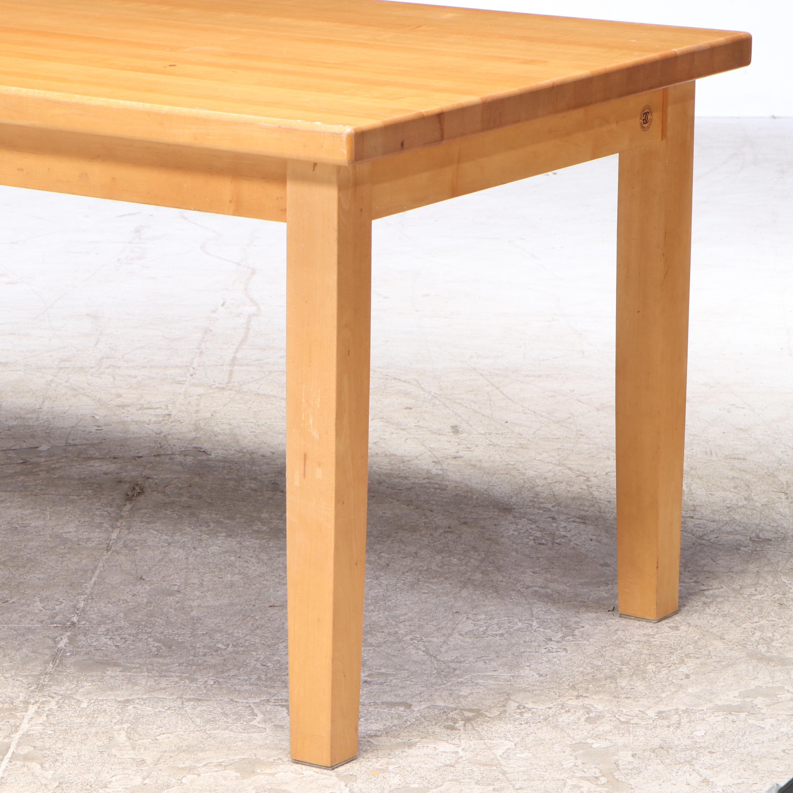 William-Sonoma Butcher's Block Maple Dining Table