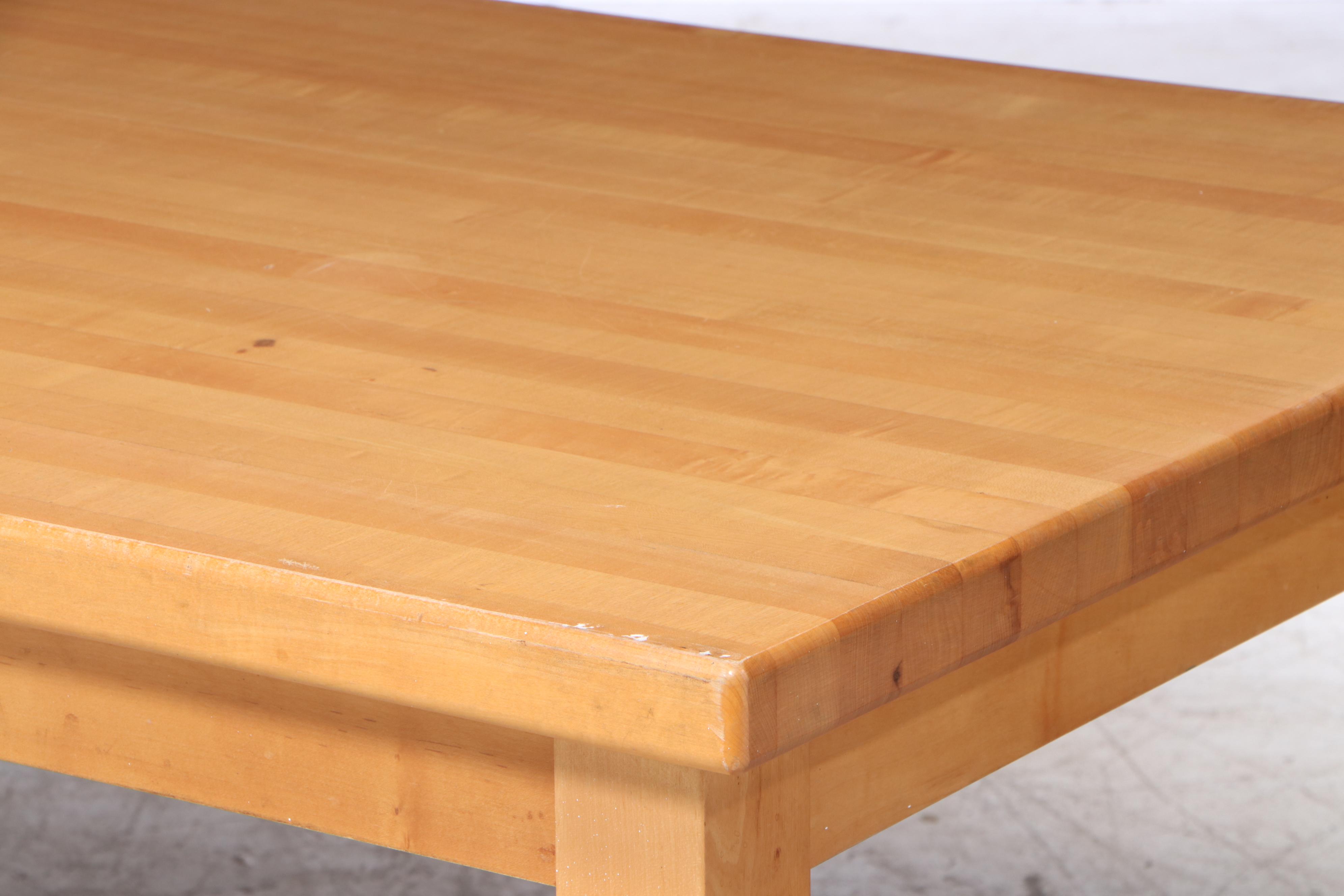 William-Sonoma Butcher's Block Maple Dining Table