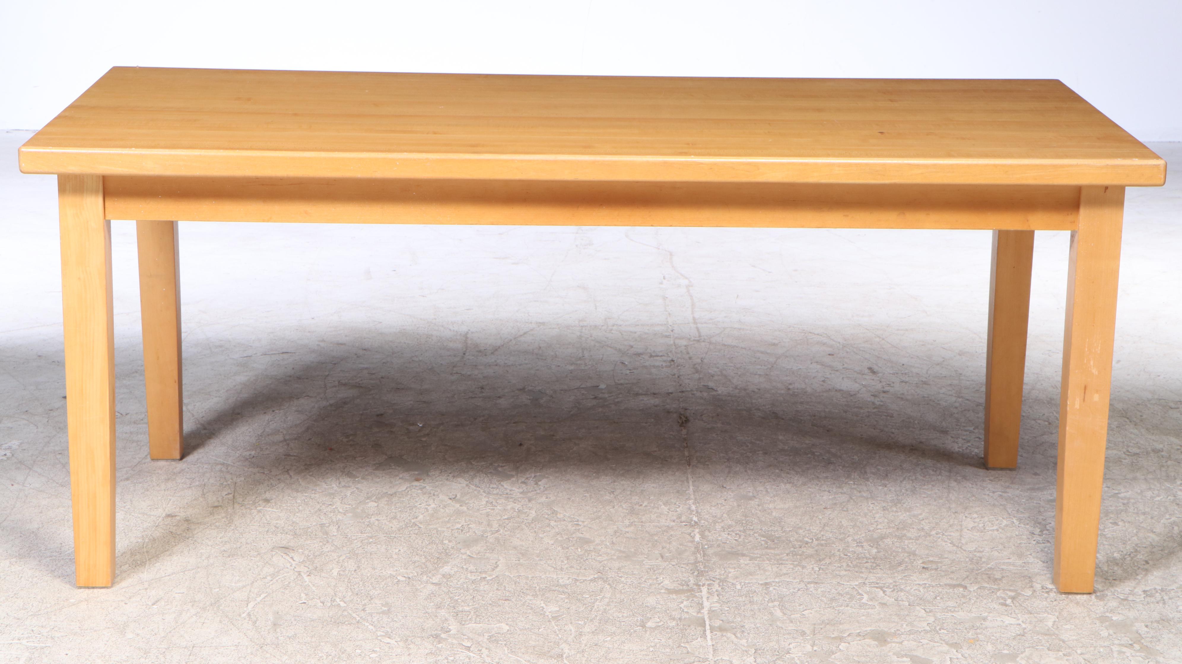 William-Sonoma Butcher's Block Maple Dining Table