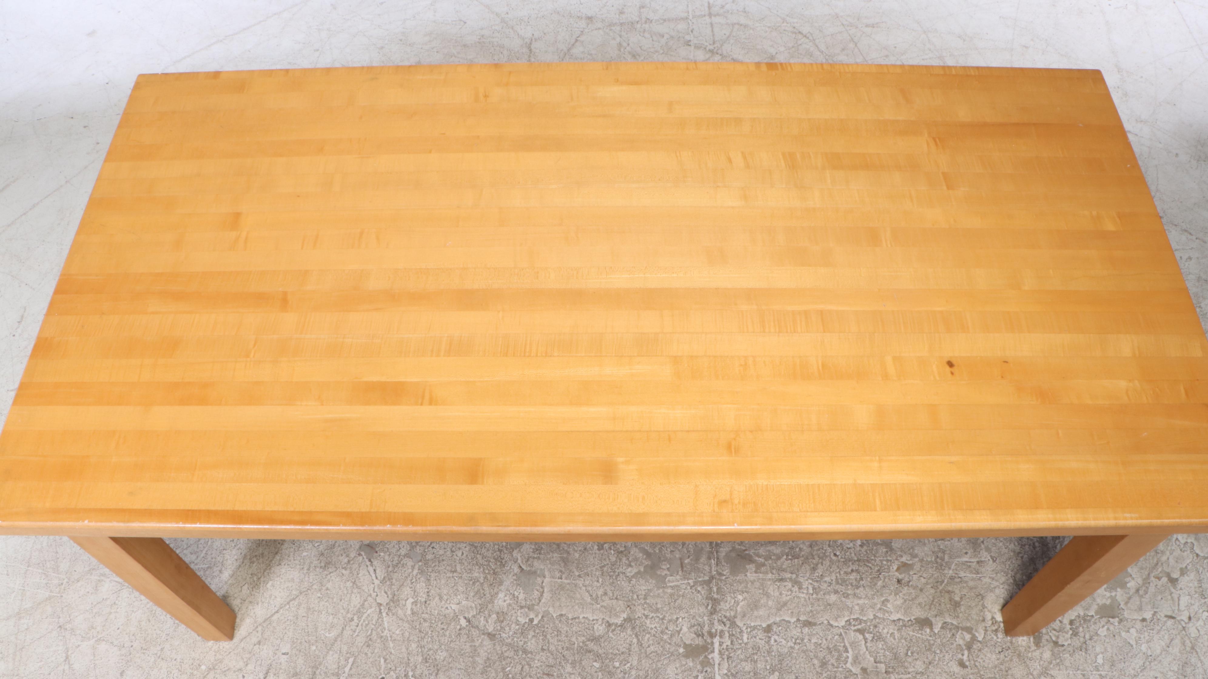 William-Sonoma Butcher's Block Maple Dining Table