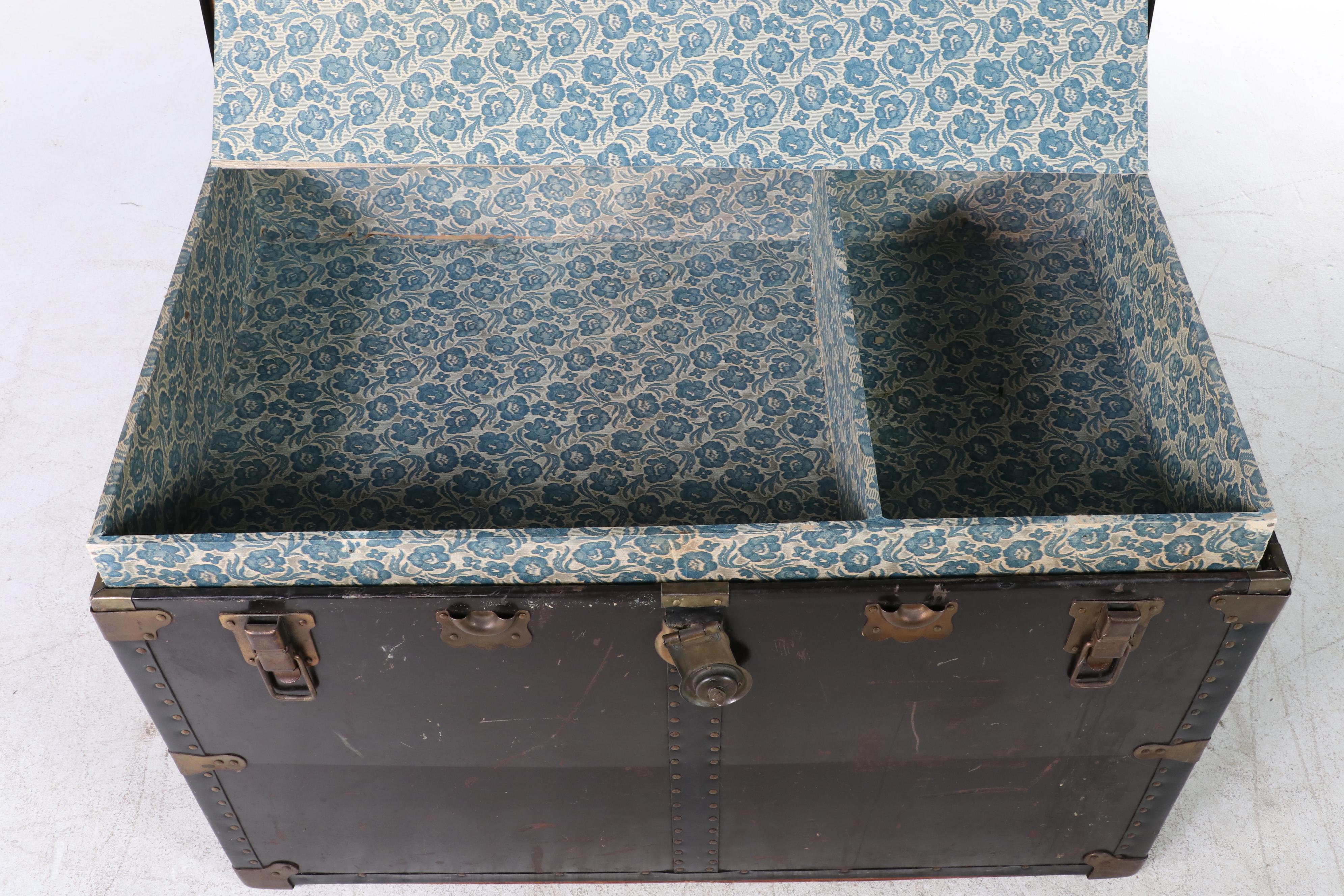 Langmuir Luggage Victorian Steamer Trunk