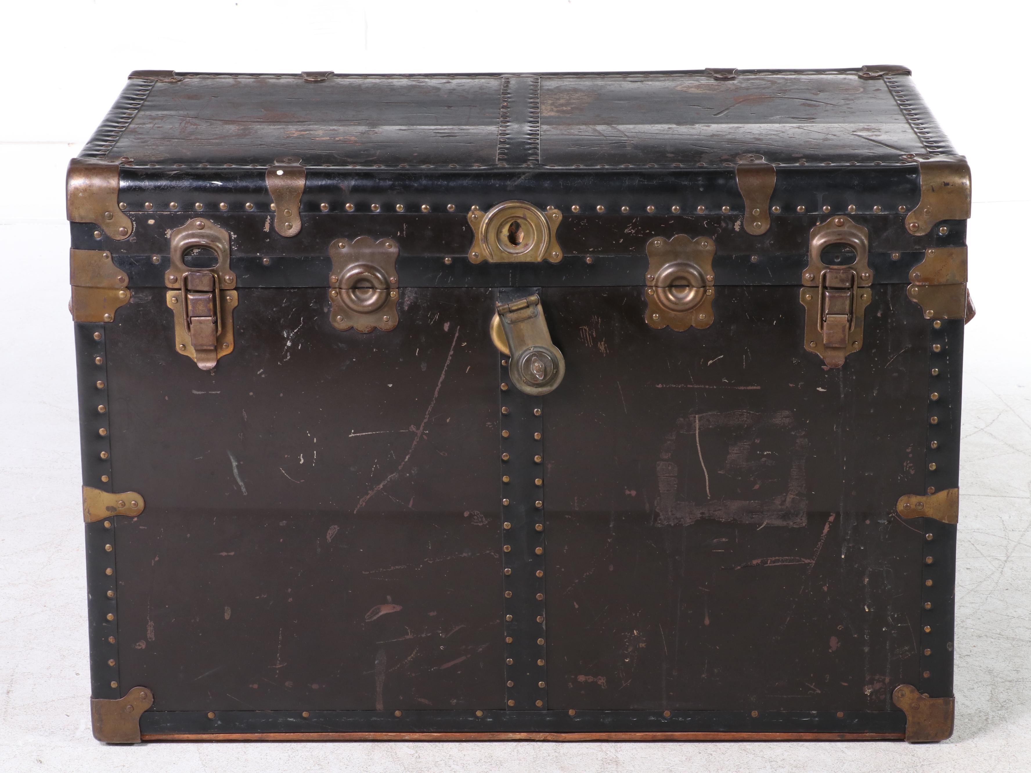 Langmuir Luggage Victorian Steamer Trunk