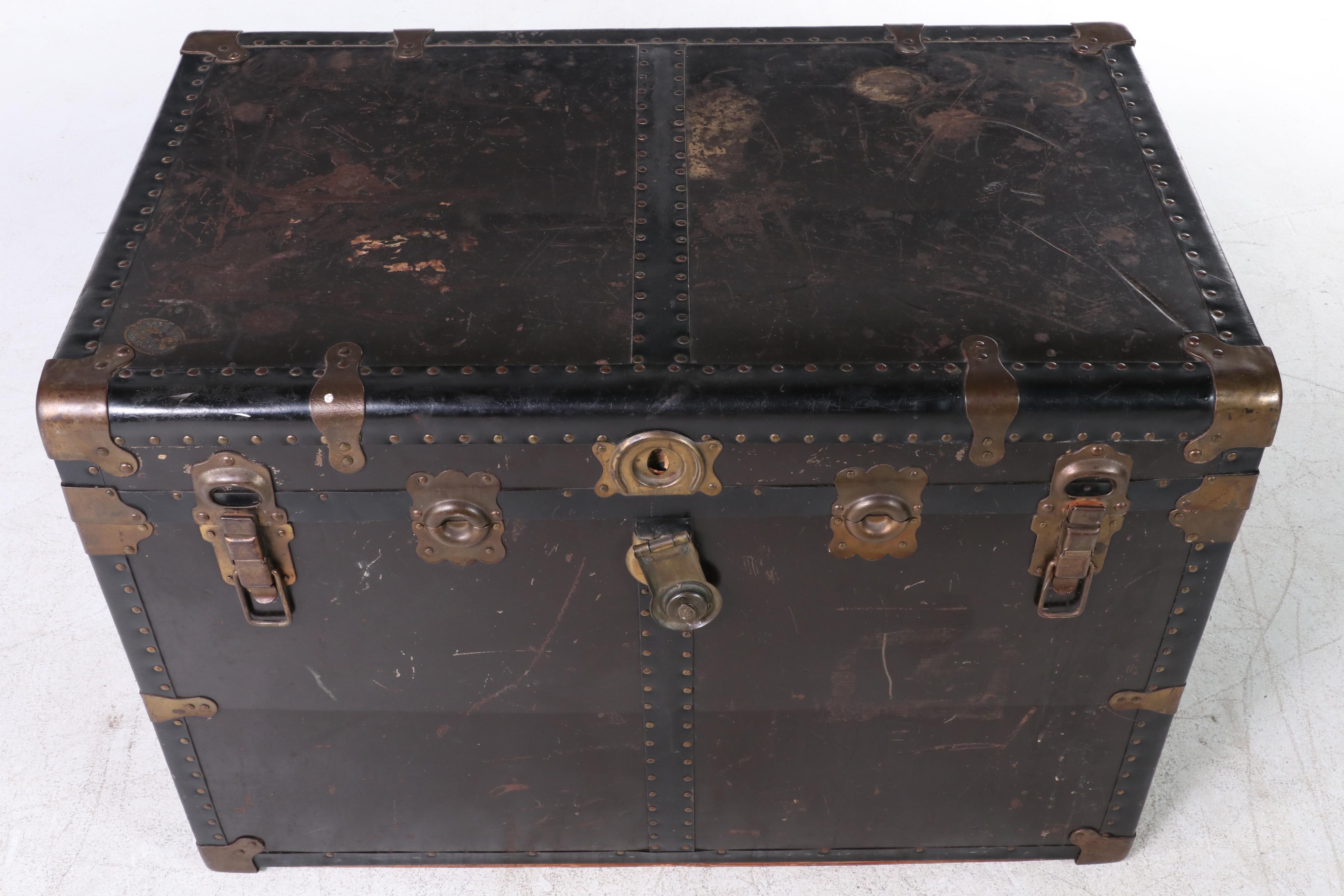 Langmuir Luggage Victorian Steamer Trunk