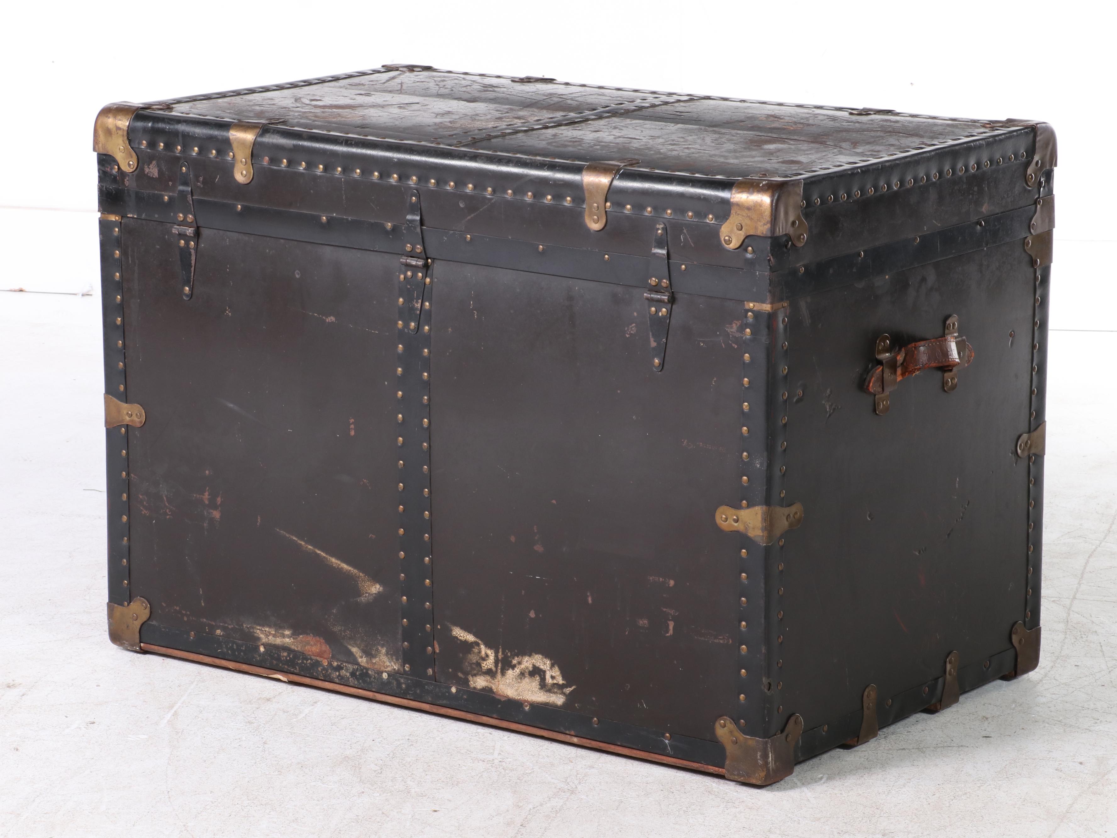 Langmuir Luggage Victorian Steamer Trunk