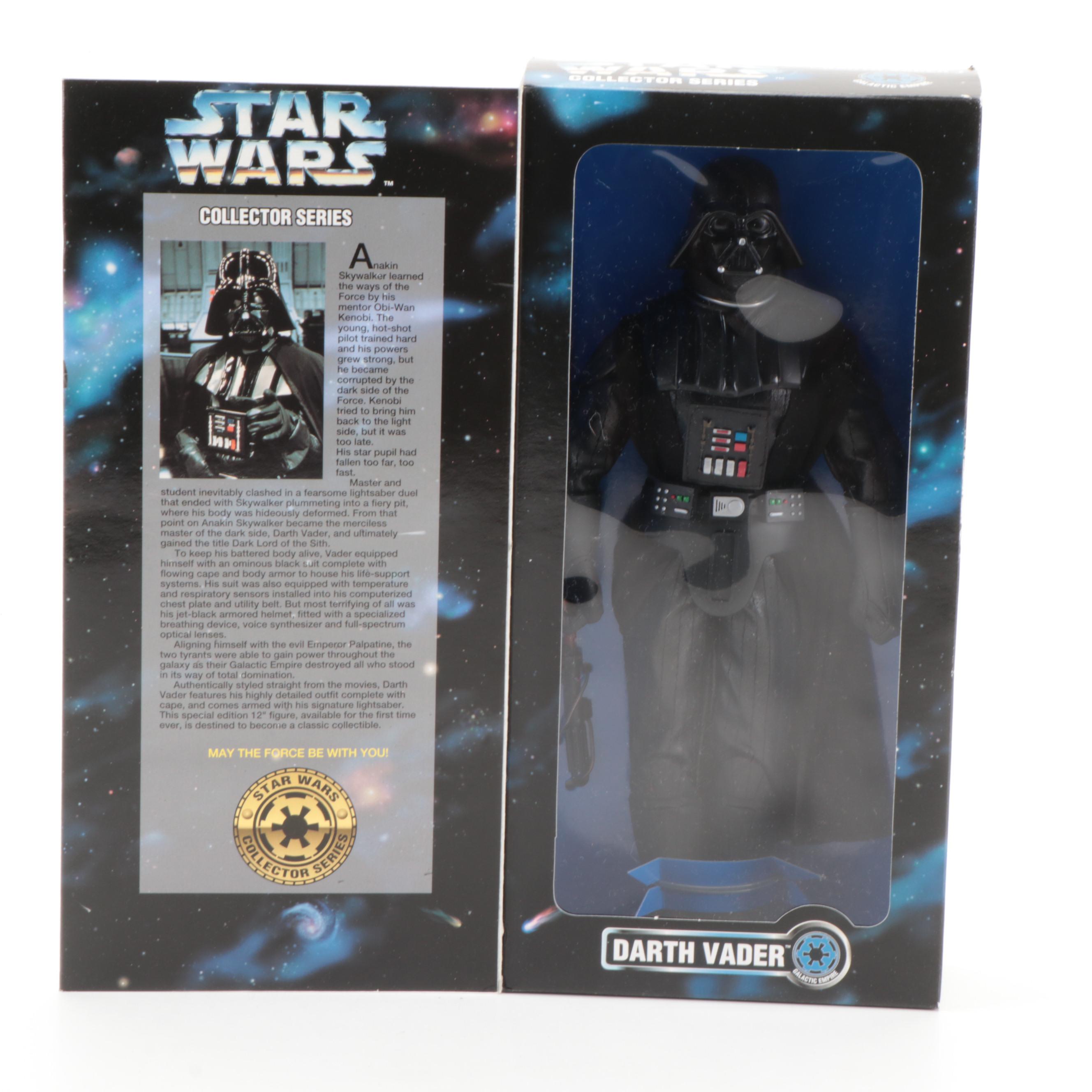 Kenner Star Wars Collector Series Darth Vader and Obi-Wan Kenobi Action Figures