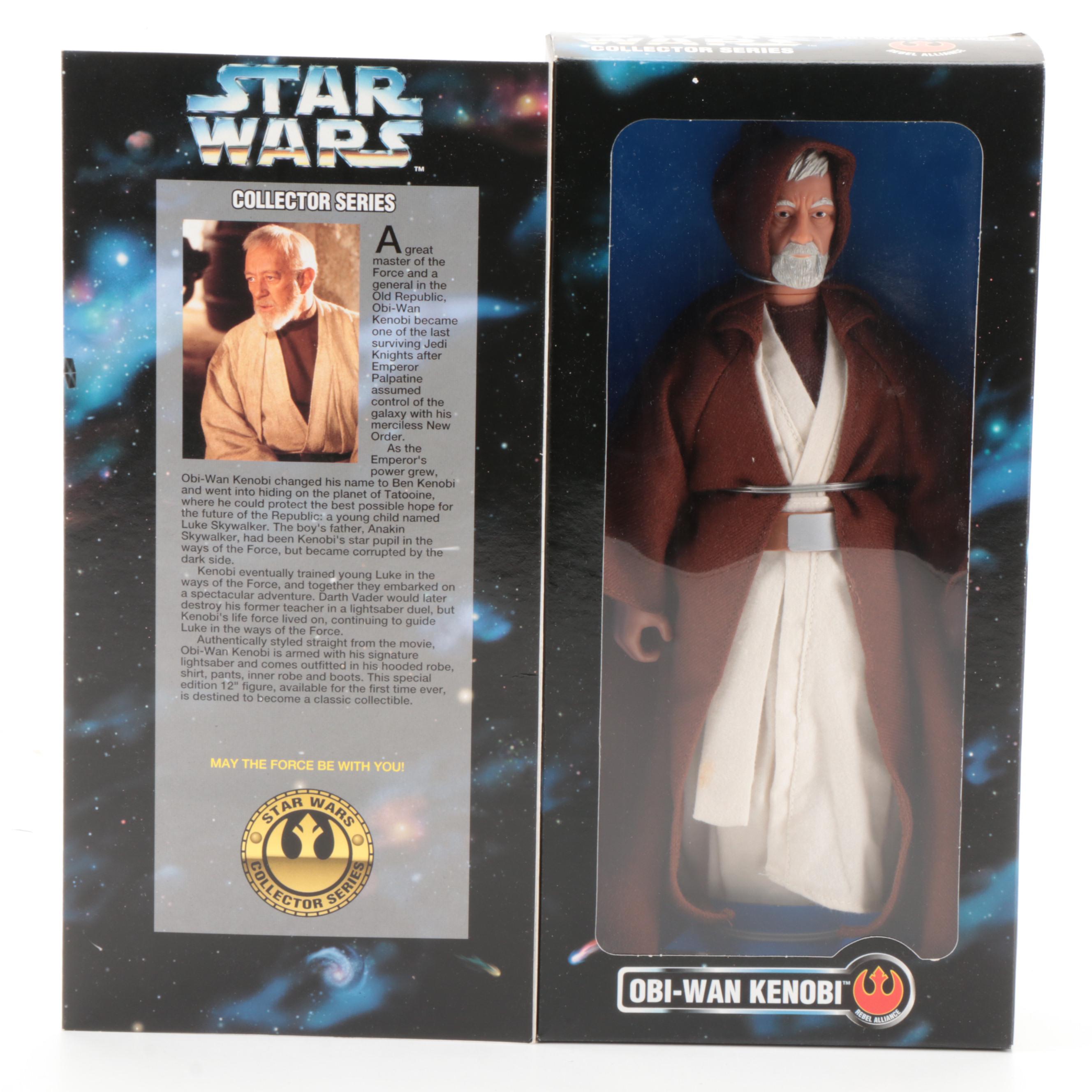 Kenner Star Wars Collector Series Darth Vader and Obi-Wan Kenobi Action Figures