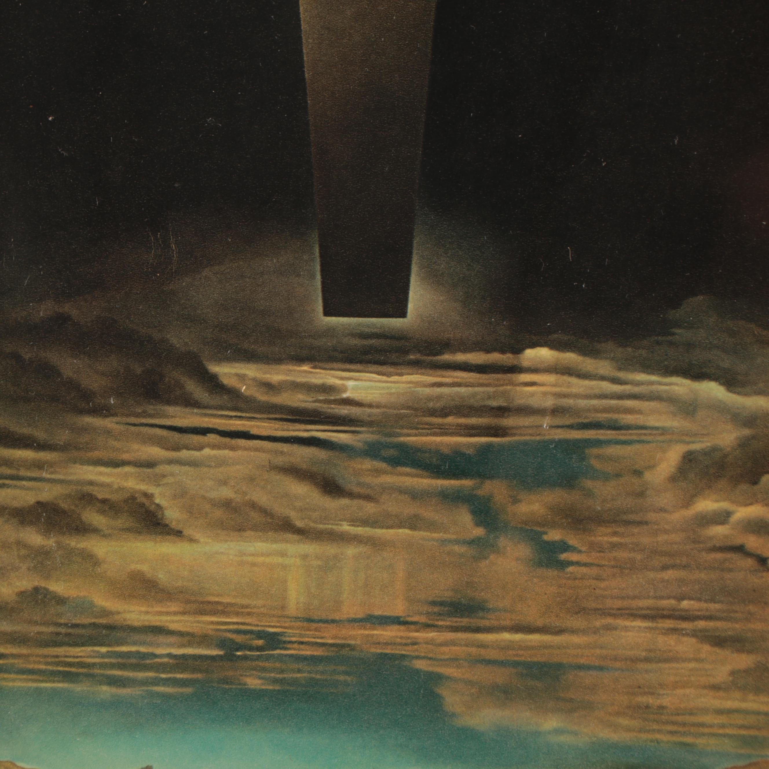 Letterpress Halftone After Salvador Dali "Christ of Saint John of the Cross"