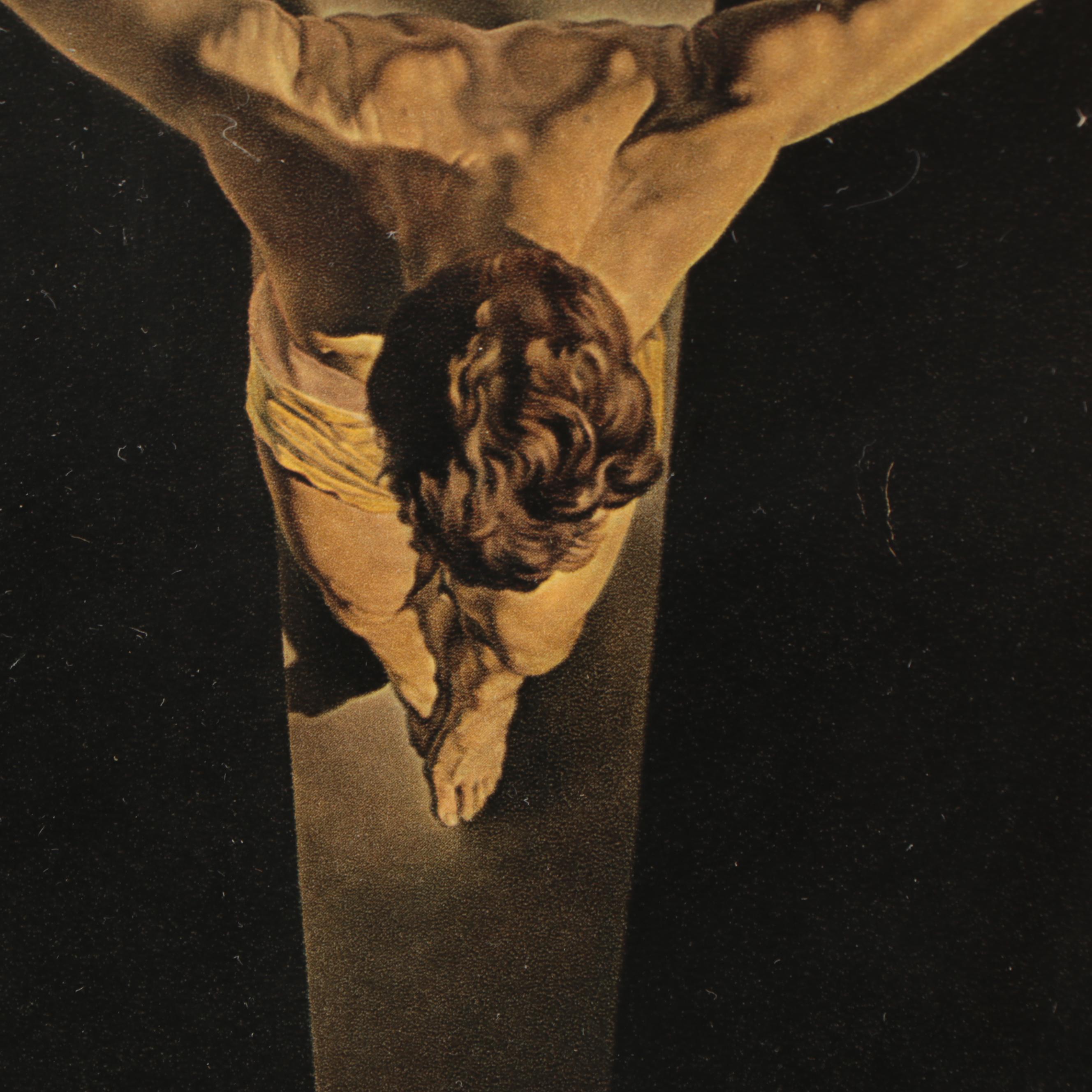 Letterpress Halftone After Salvador Dali "Christ of Saint John of the Cross"