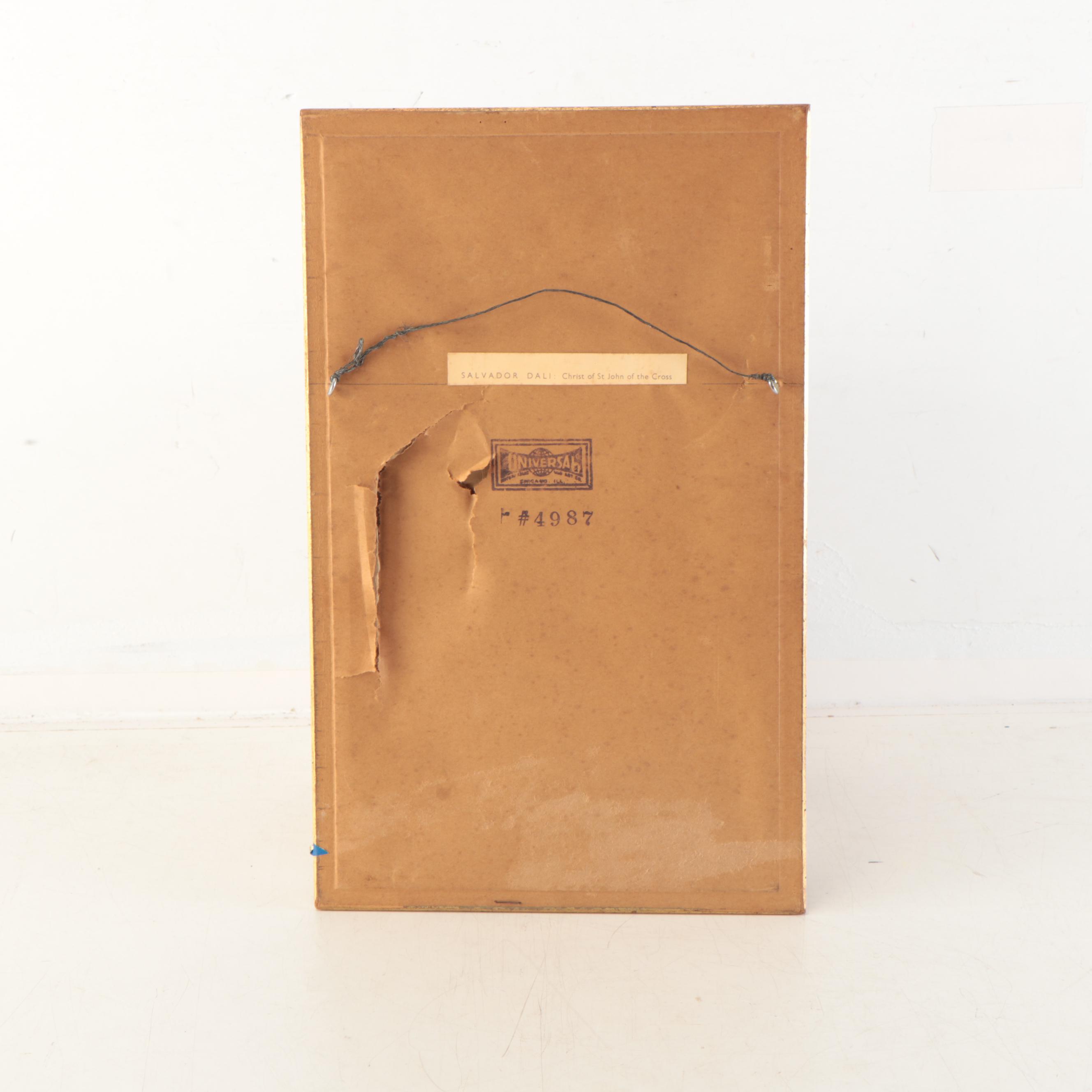 Letterpress Halftone After Salvador Dali "Christ of Saint John of the Cross"