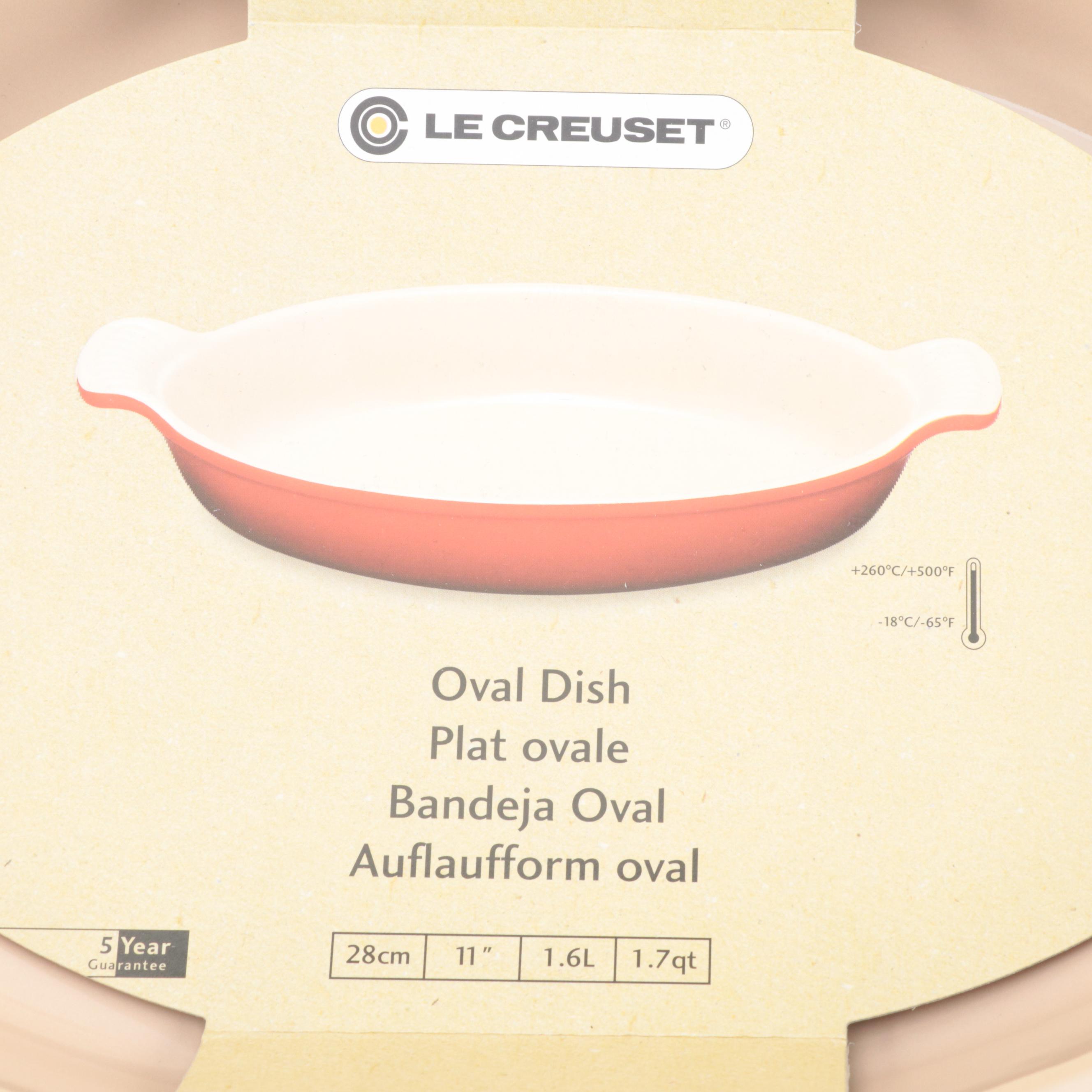 Le Creuset Ocean Enameled Cast Iron Omelet Pan and Stoneware Bakeware