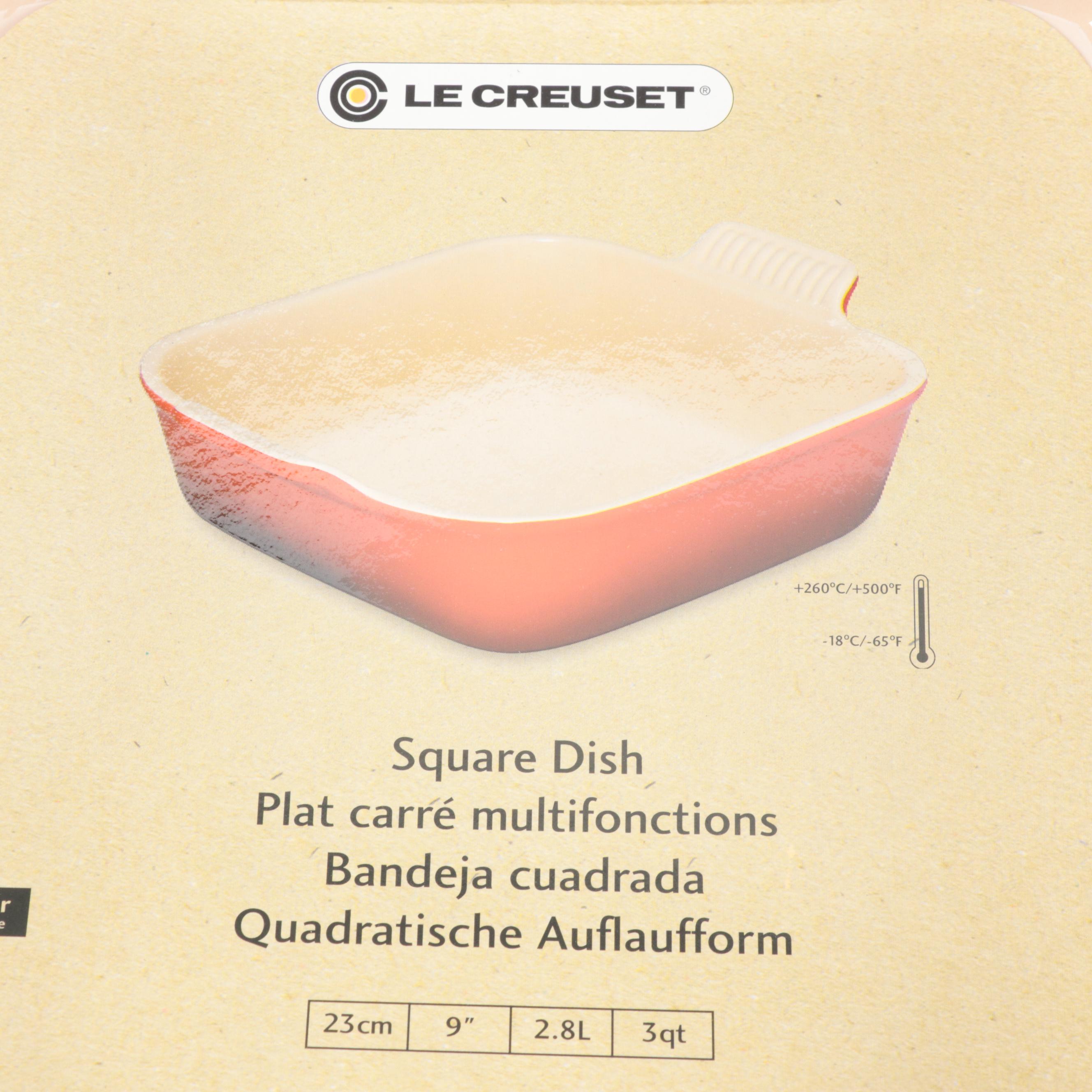 Le Creuset Ocean Enameled Cast Iron Omelet Pan and Stoneware Bakeware