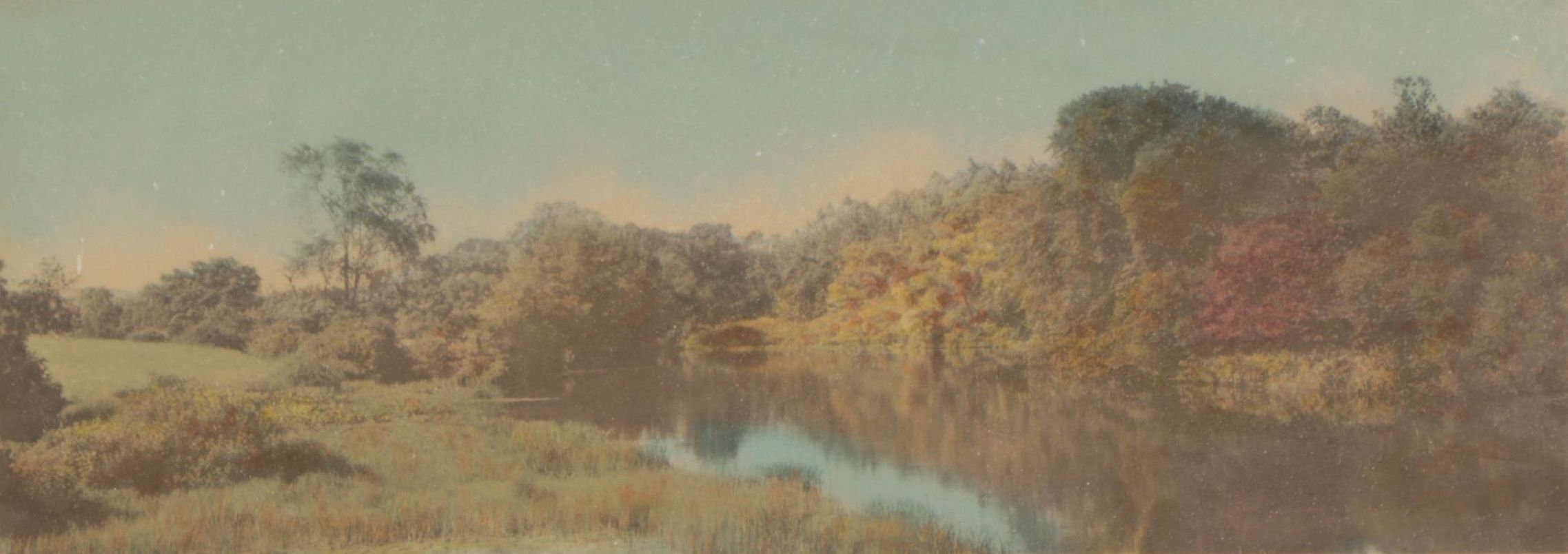 Wallace Nutting Hand-Colored Photograph "Hack Water"