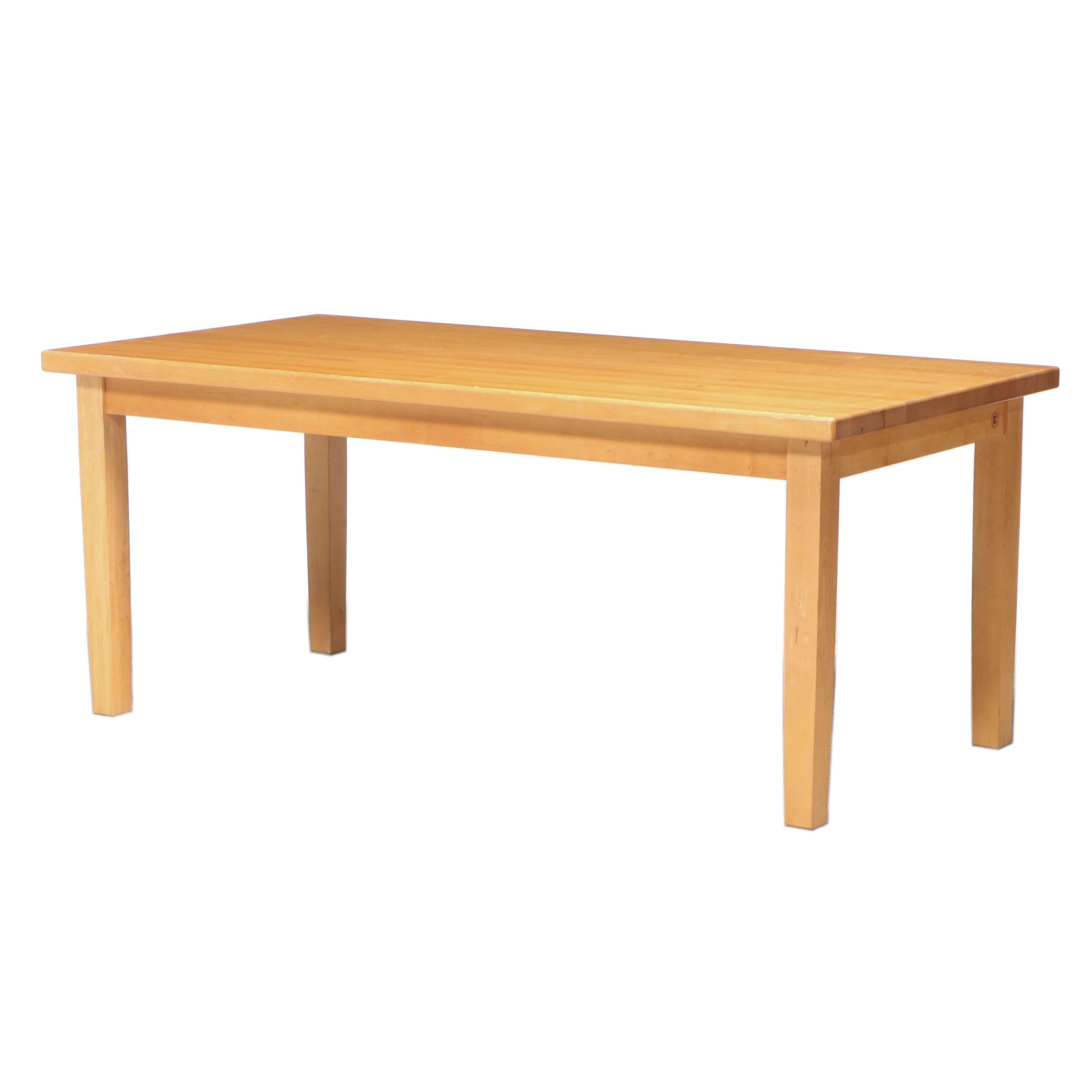 William-Sonoma Butcher's Block Maple Dining Table