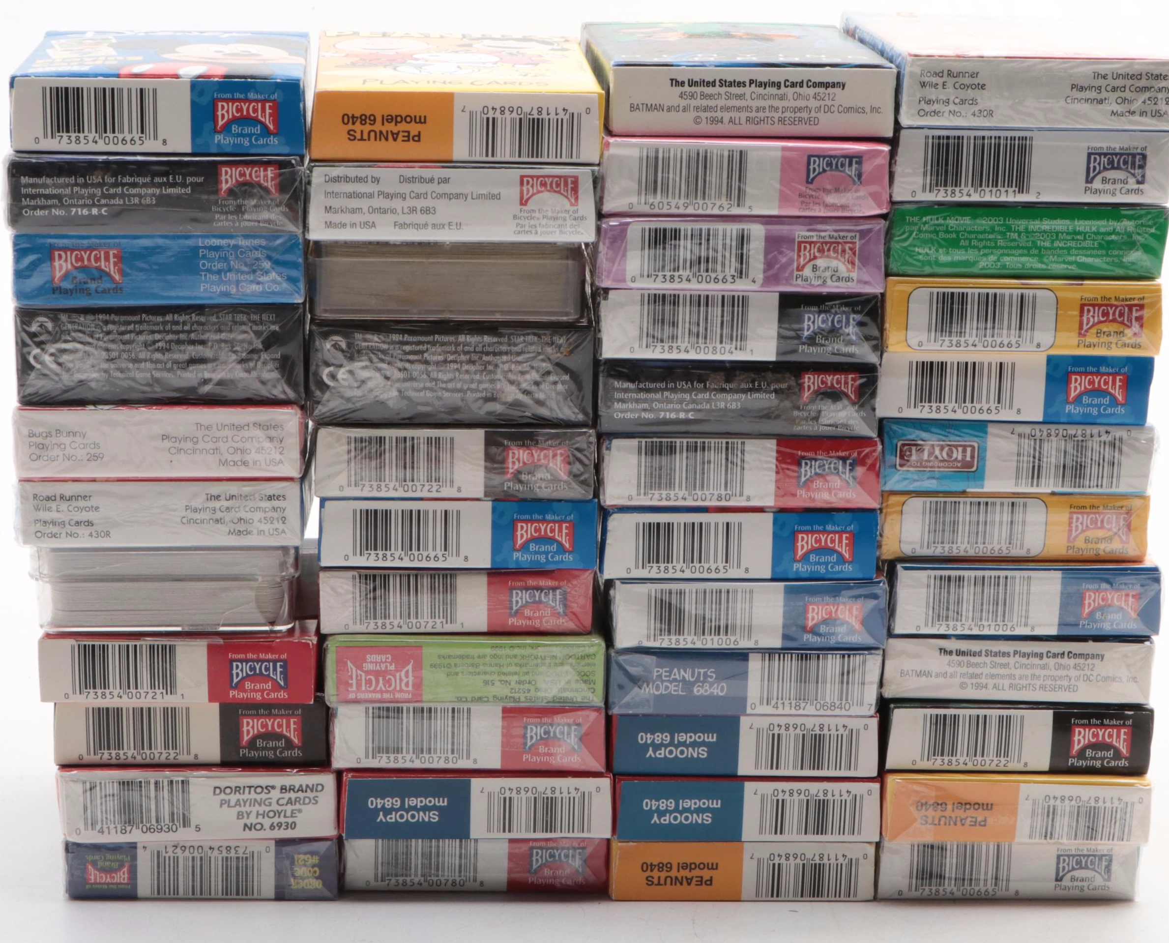 U.S. Playing Card Co., Peanuts, Disney, Batman Forever, More Playing Cards