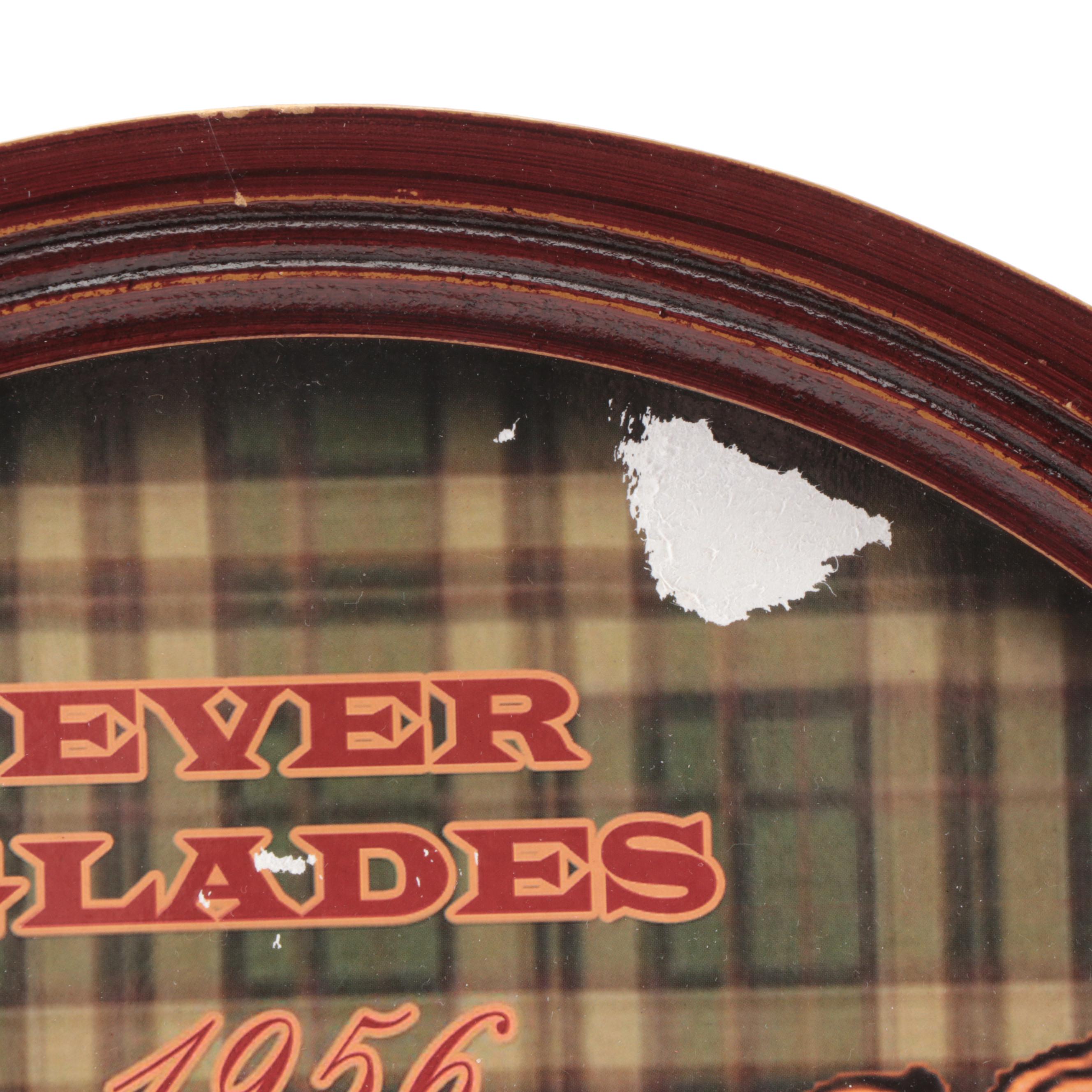 Everglades Golf and Country Club Offset Lithograph Wall Décor with Metal Flags