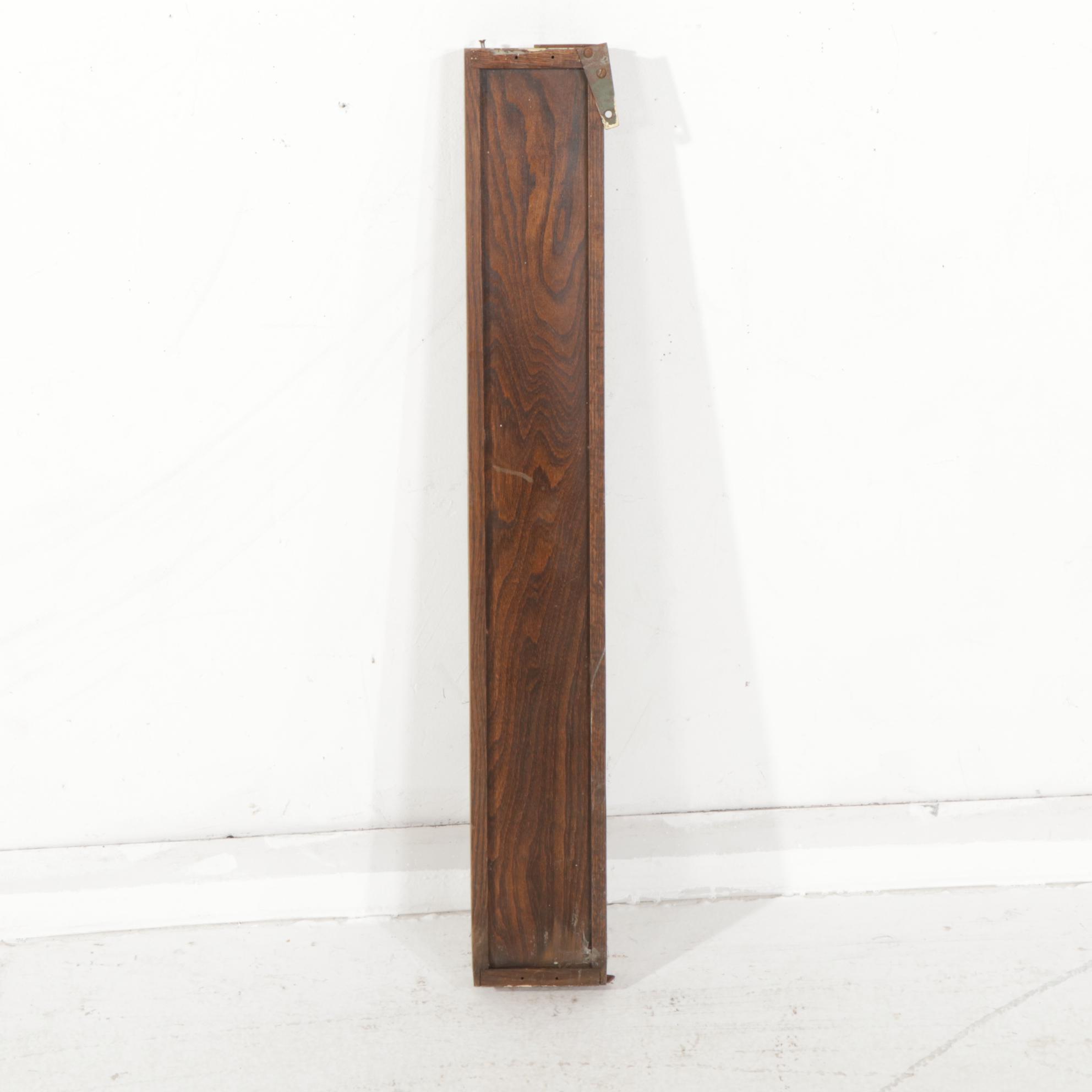 Wooden Time Clock Card Holder, Early 19th Century