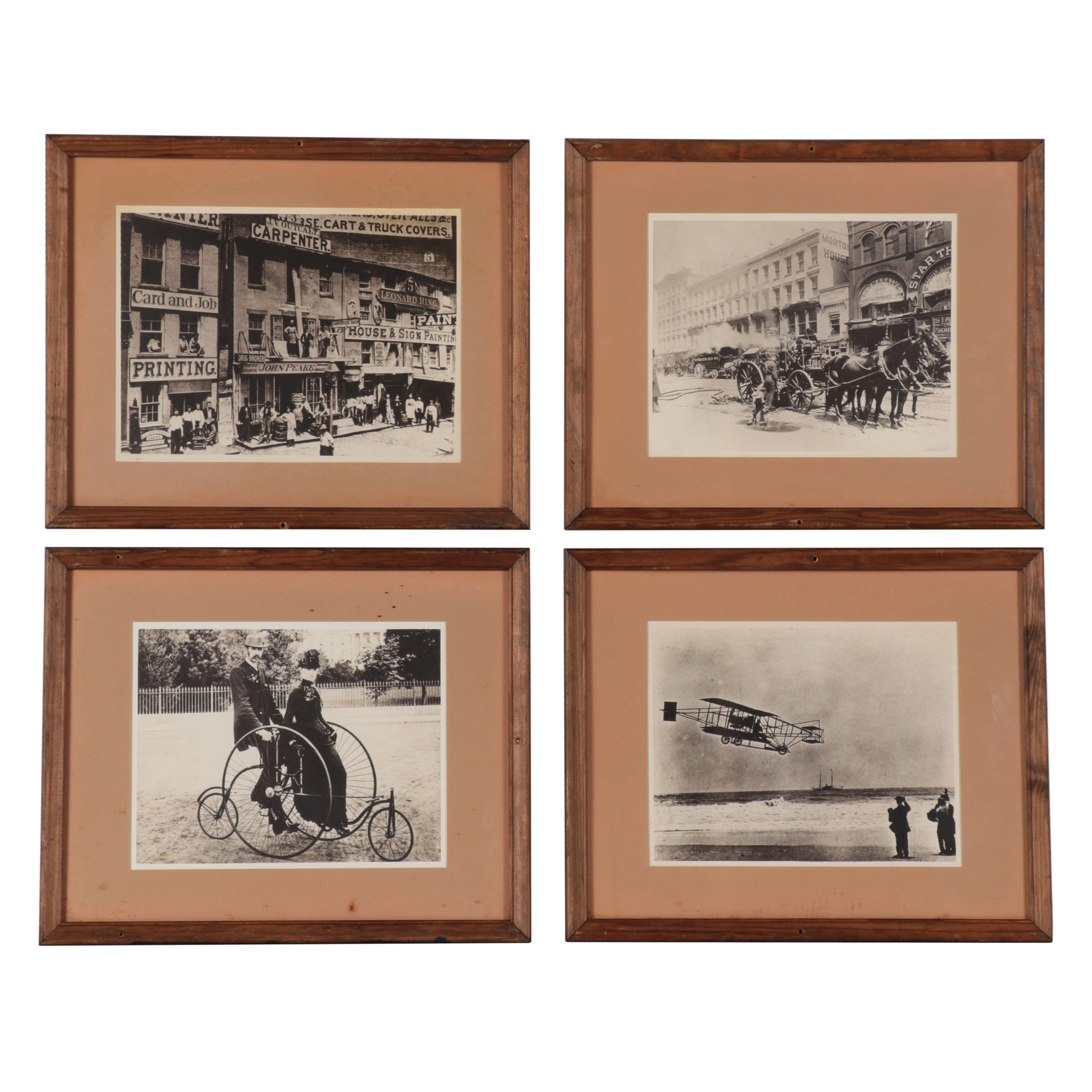 Silver Gelatin Photographs of Victorian Era Scenes