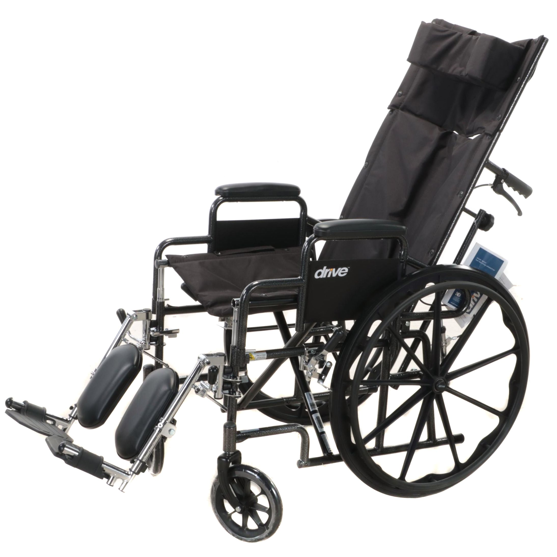 Drive Wheelchair Silver Sport Full Reclining 20" Wheelchair