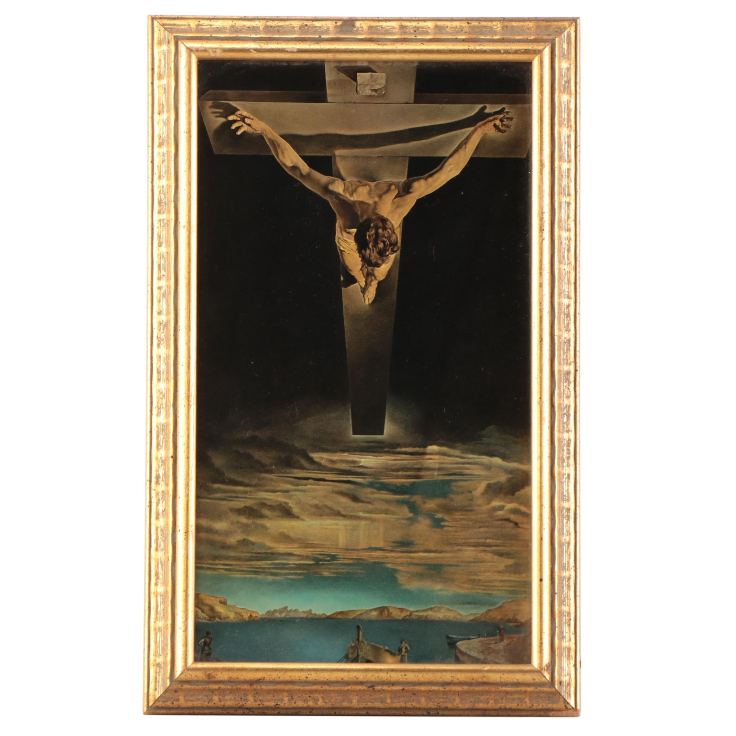 Letterpress Halftone After Salvador Dali "Christ of Saint John of the Cross"