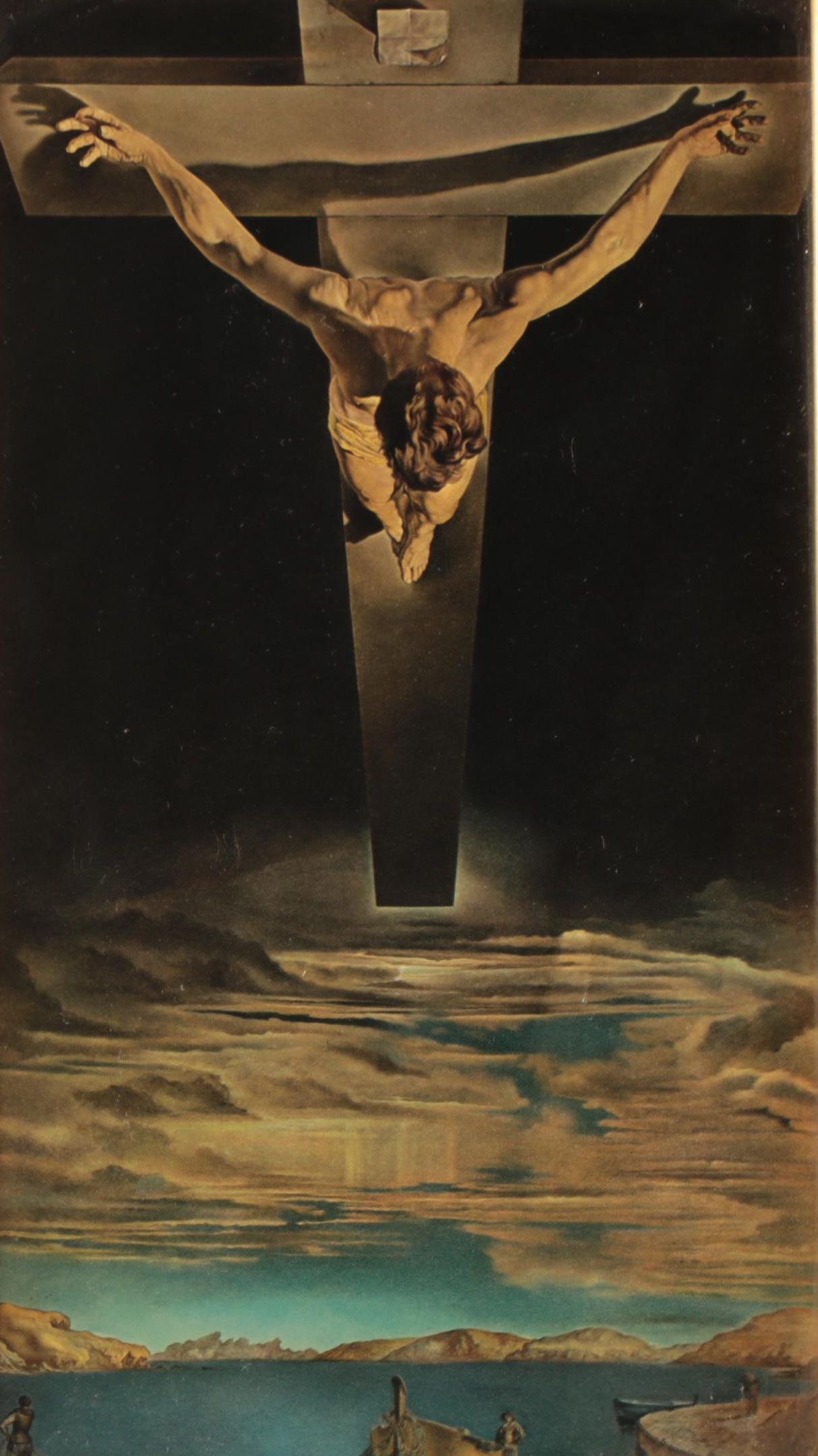 Letterpress Halftone After Salvador Dali "Christ of Saint John of the Cross"