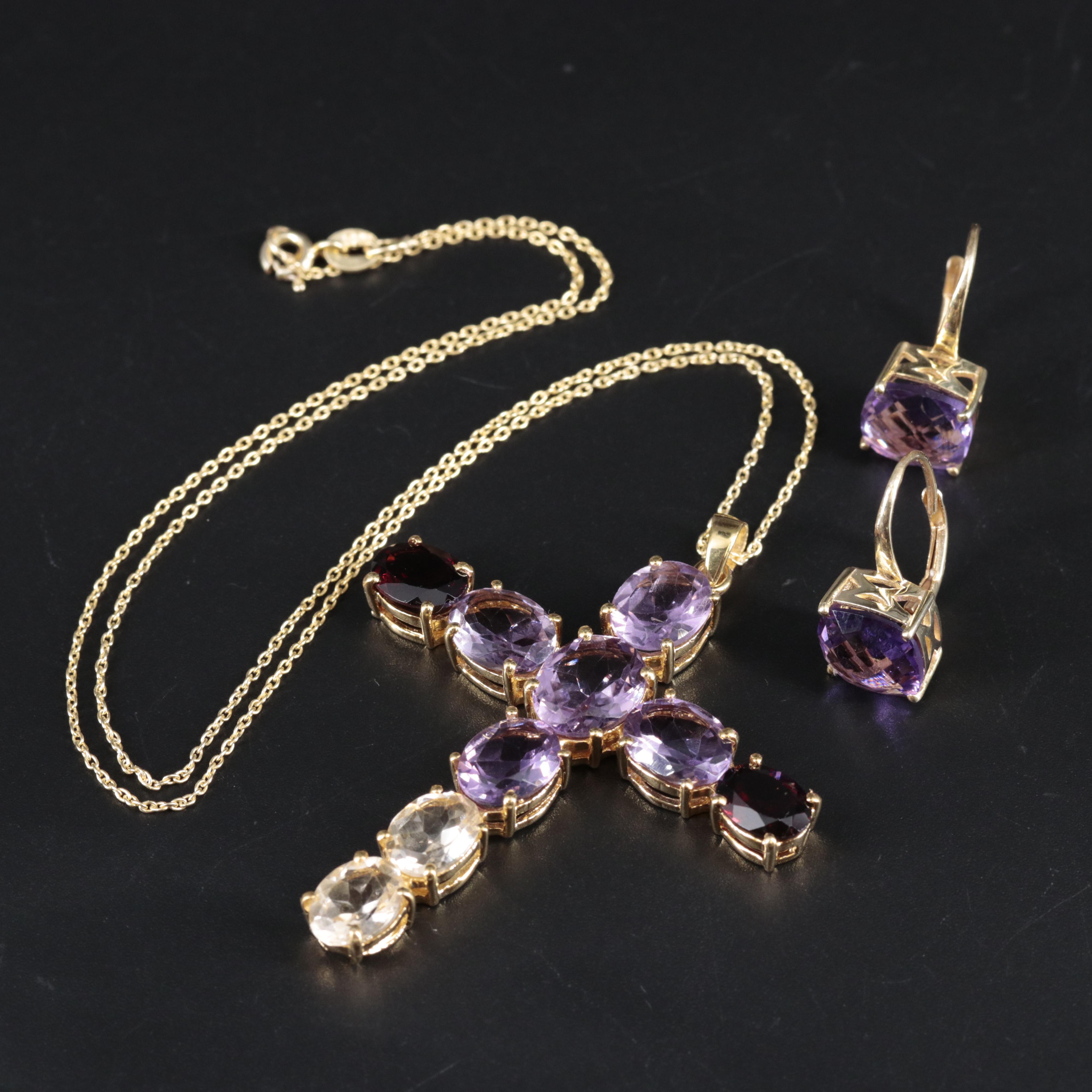 Sterling Silver Gemstone Jewelry Assortment