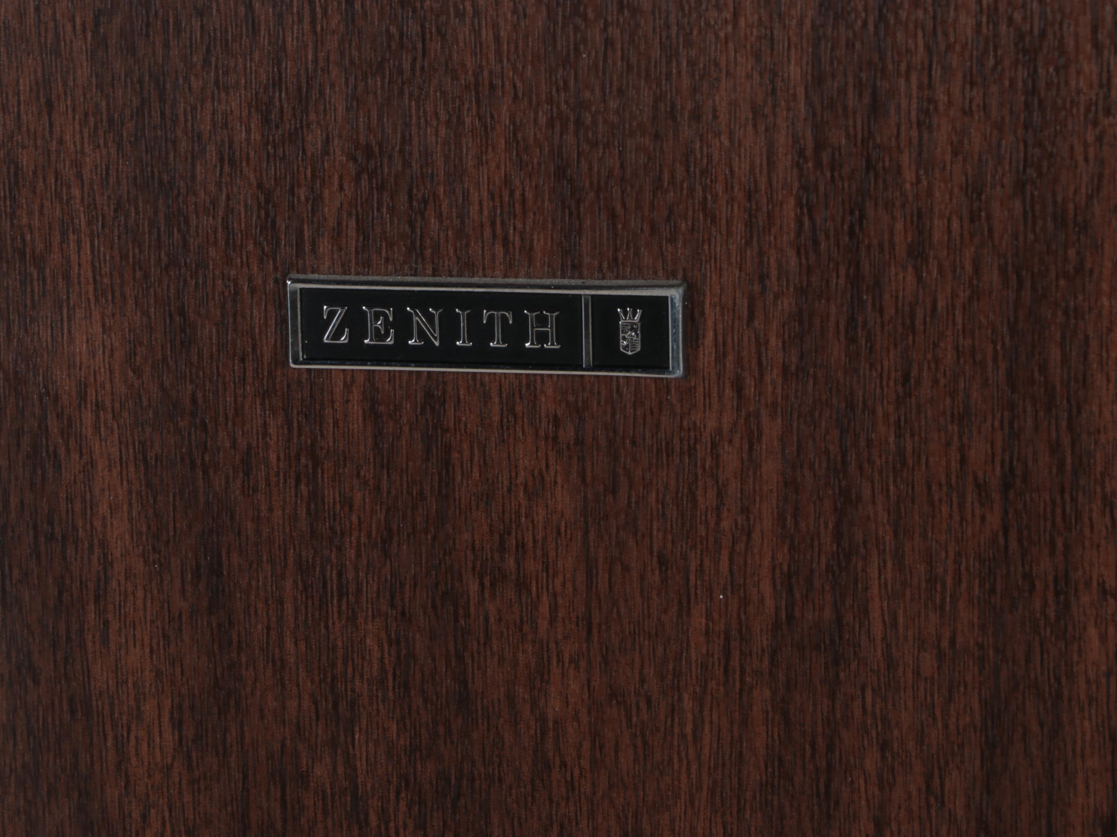 Zenith Turntable and Tape Deck With Allegro by Zenith Floor Speakers