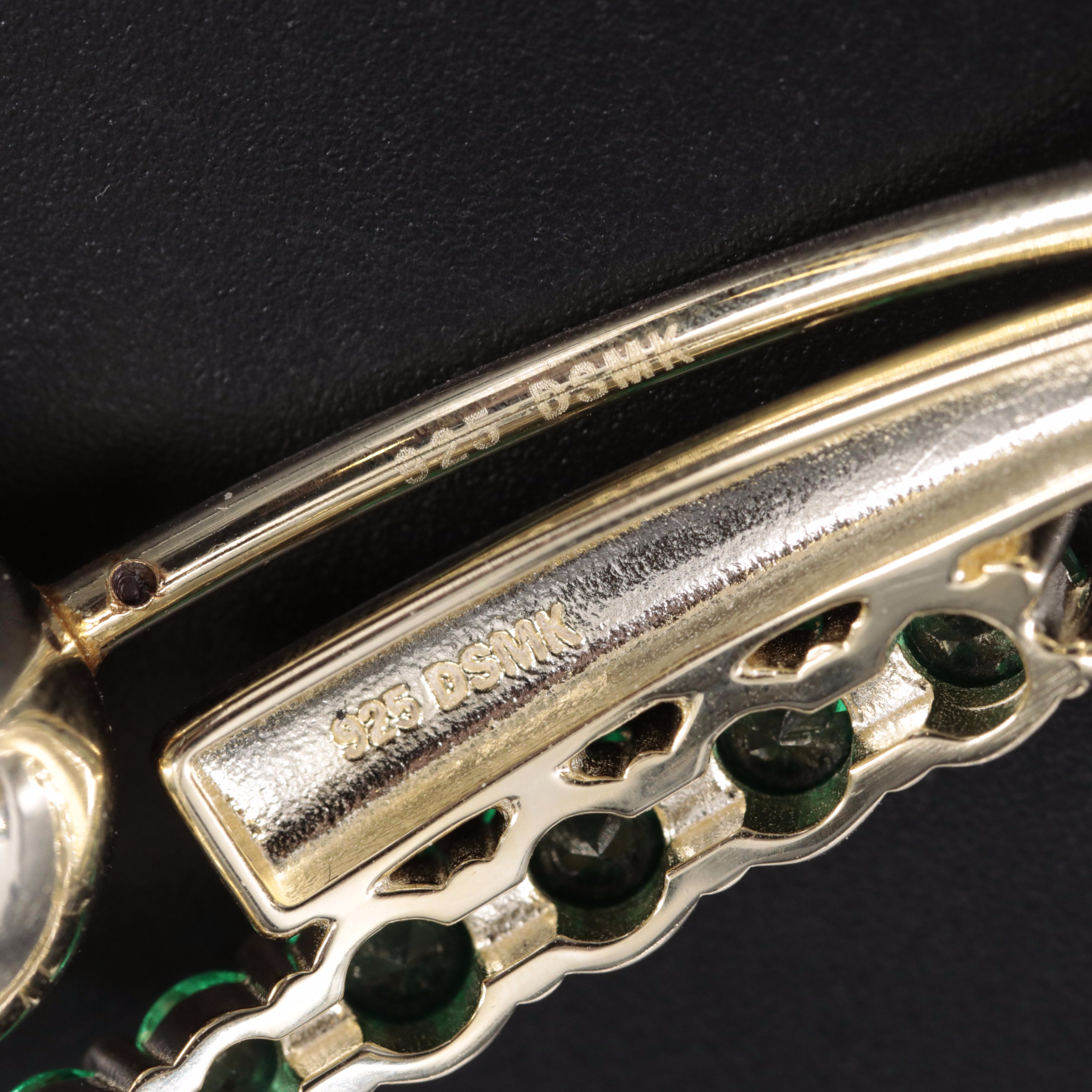 Sterling Bracelet Duo Featuring Gemstones