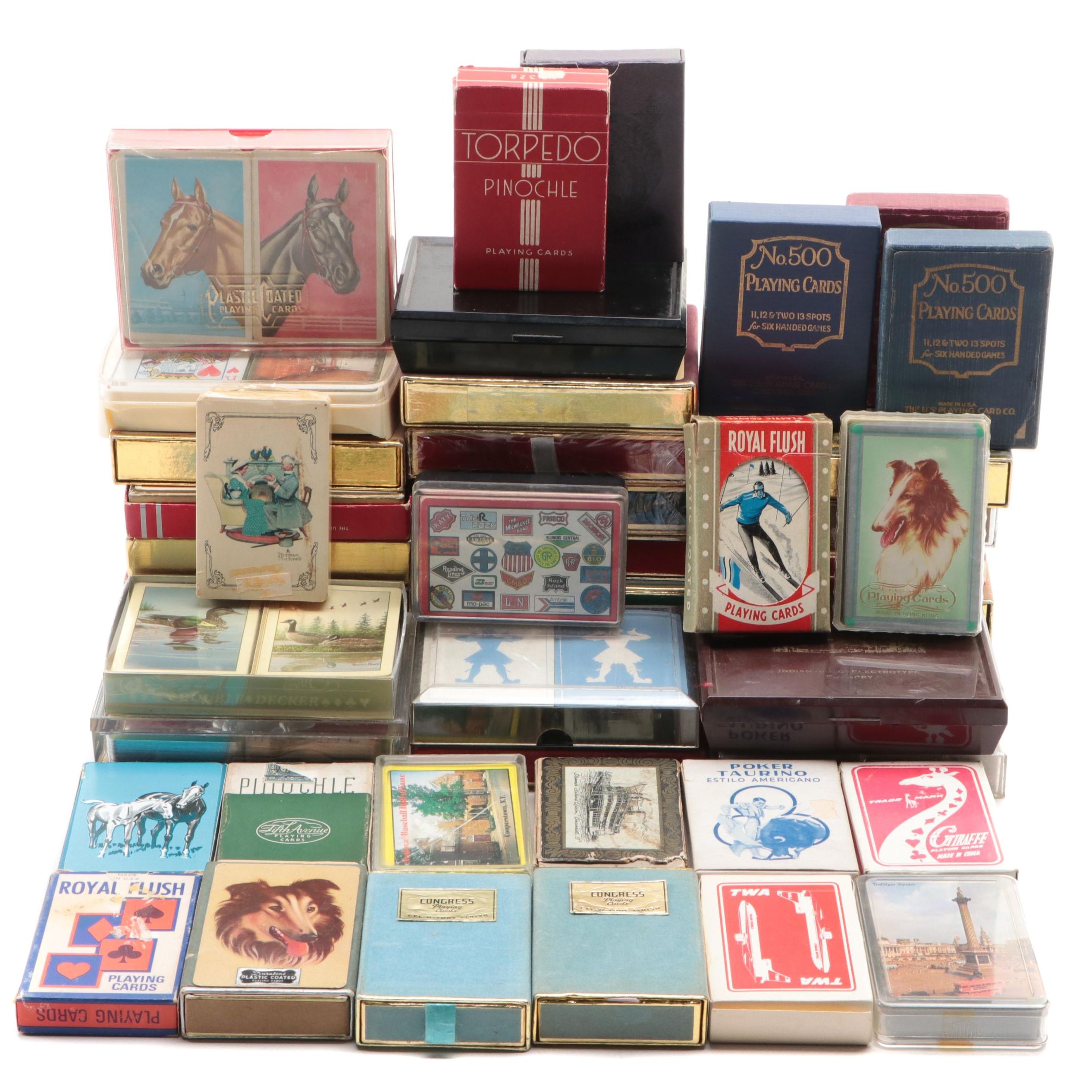 U.S. Playing Card Co., Congress, and Other Vintage Playing Card Sets