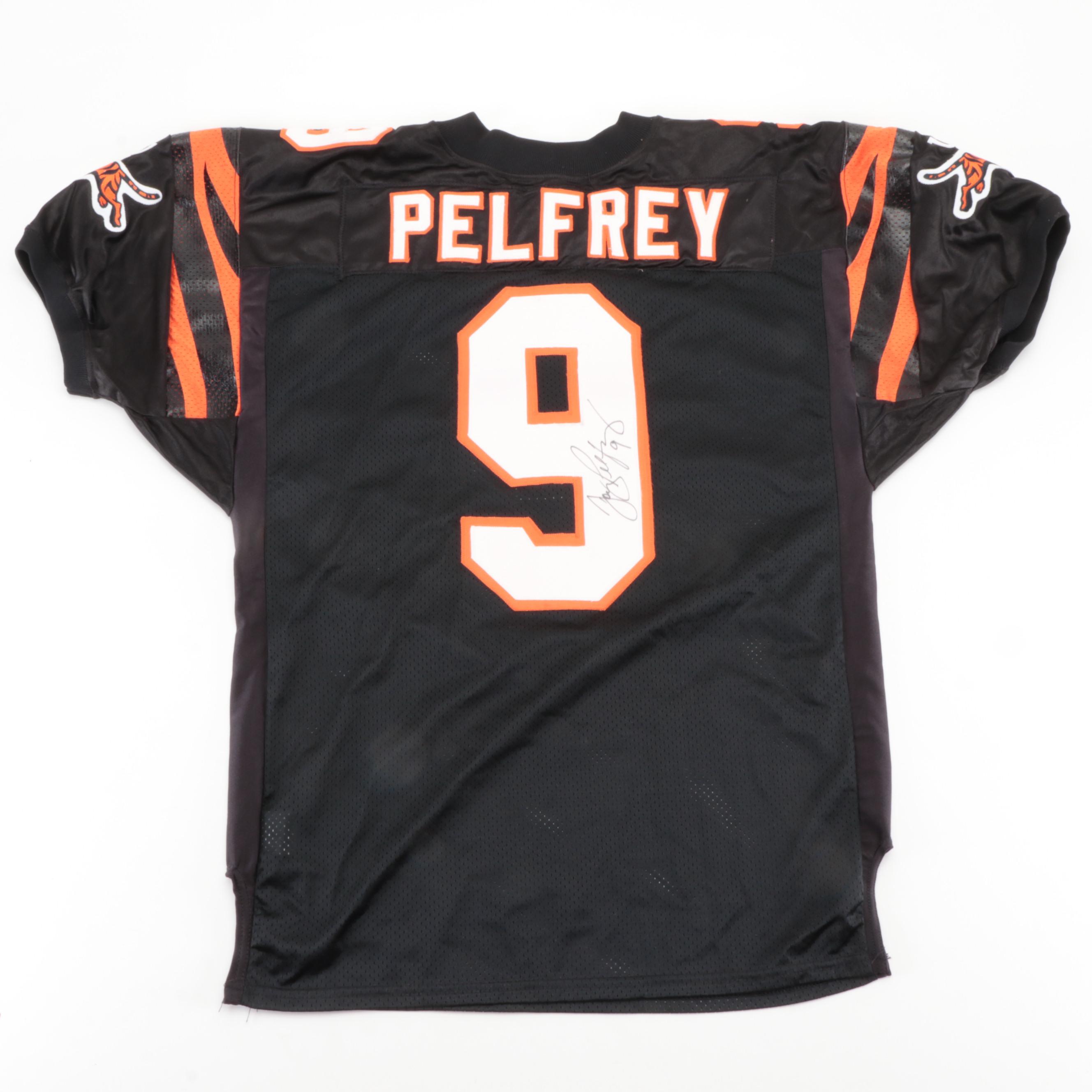 Doug Pelfrey Game Issued Signed Jersey, Deltha O'Neal Signed On Field Jersey