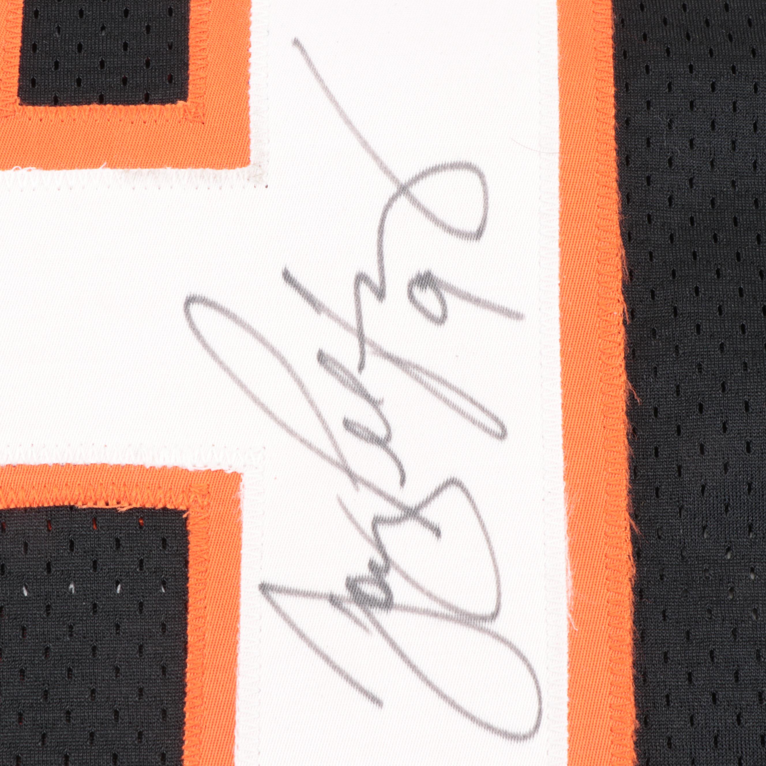 Doug Pelfrey Game Issued Signed Jersey, Deltha O'Neal Signed On Field Jersey