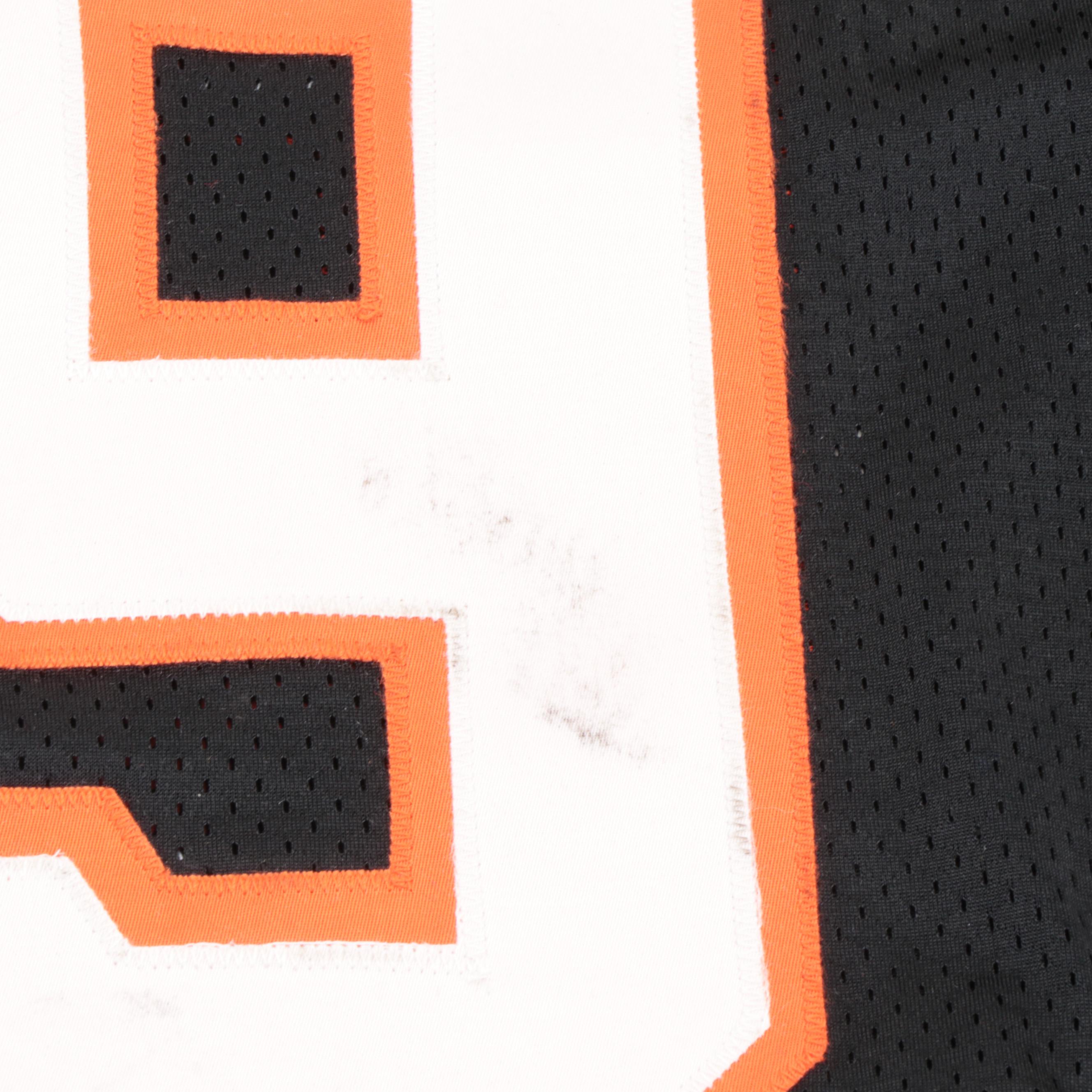 Doug Pelfrey Game Issued Signed Jersey, Deltha O'Neal Signed On Field Jersey